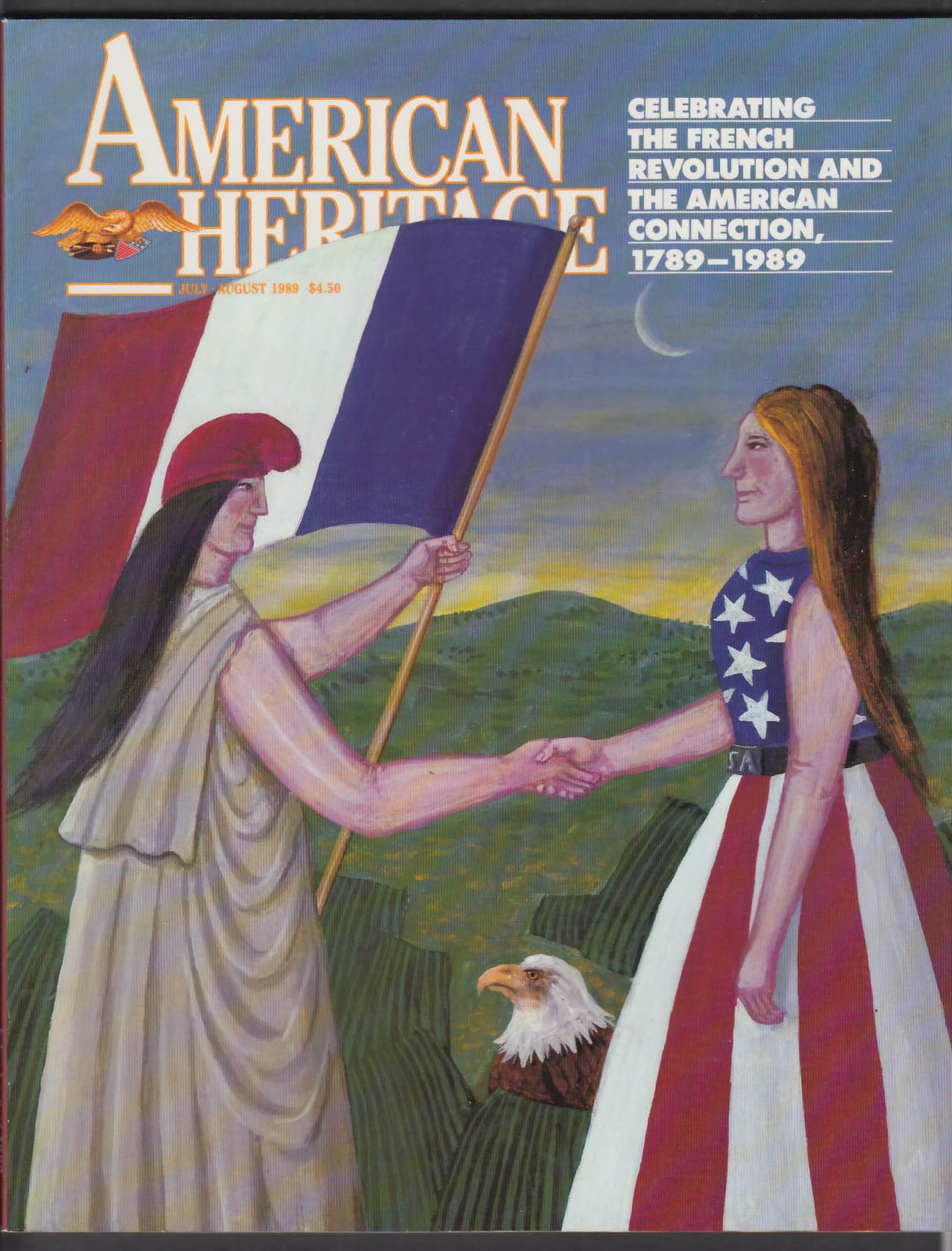 AMERICAN HERITAGE French Revolution LaFayette Sarah Bernhardt + 7-8 1989