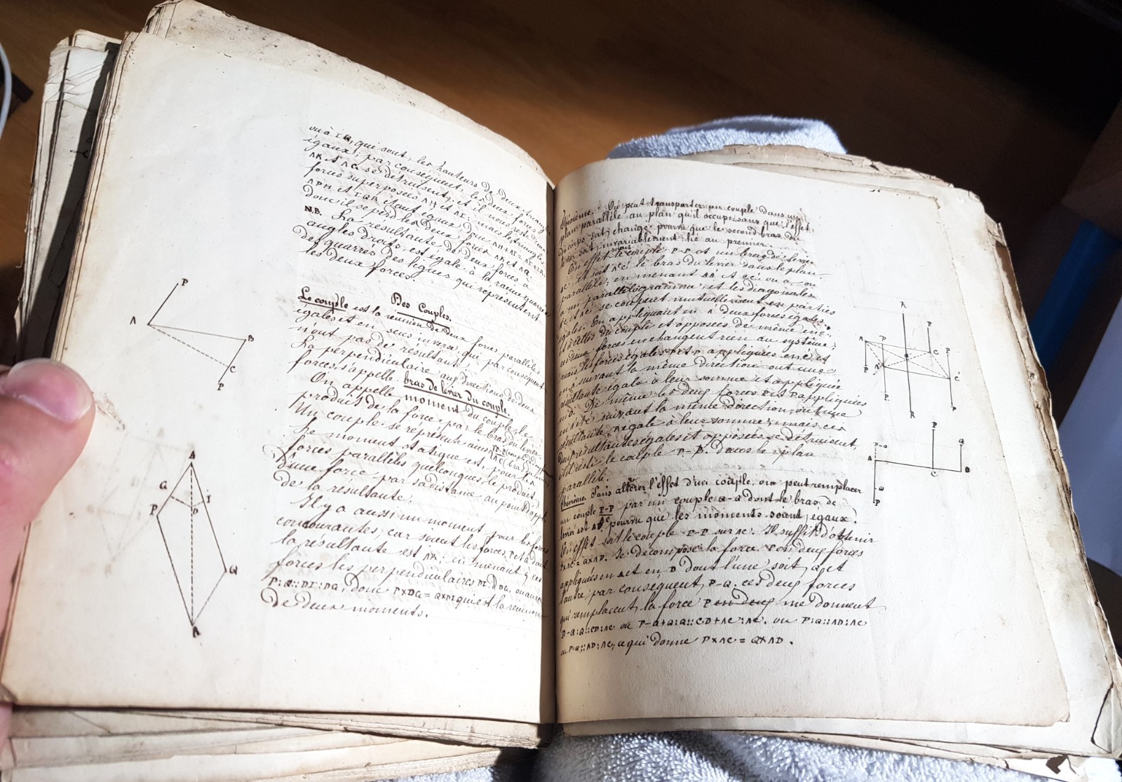 Important 19th Century Physics Chemistry Manuscript Set, Many Diagrams