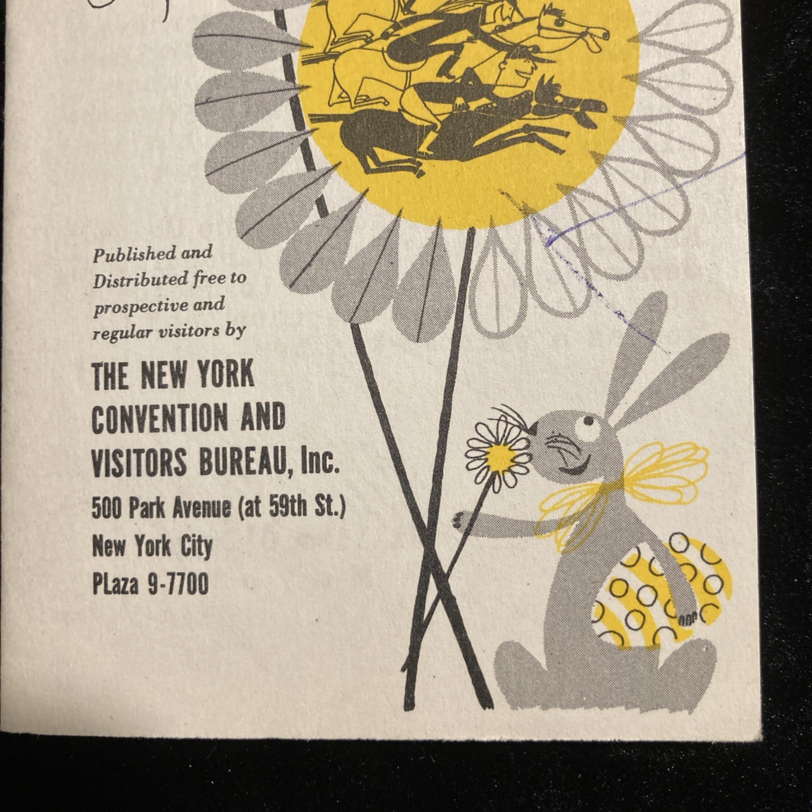 VTG New York City Calendar Of Events Spring 1949 Travel Brochure Visitors Bureau