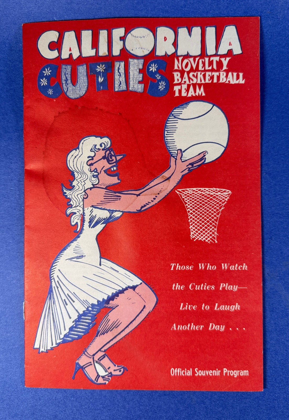 VTG 1960’S CALIFORNIA CUTIES BASKETBALL TEAM PROGRAM MEN IN DRAG QUEENS GAY INT.