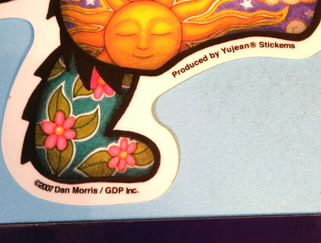 Grateful Dead STICKER LOT Vintage Official GDP Dan Morris 2007 Floral Bears
