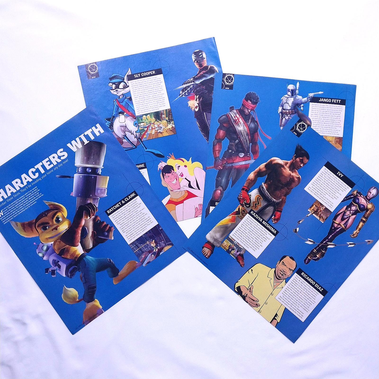 2002 Characters with Character Ratchet Lara Croft Sly Cooper Article 4 Pages