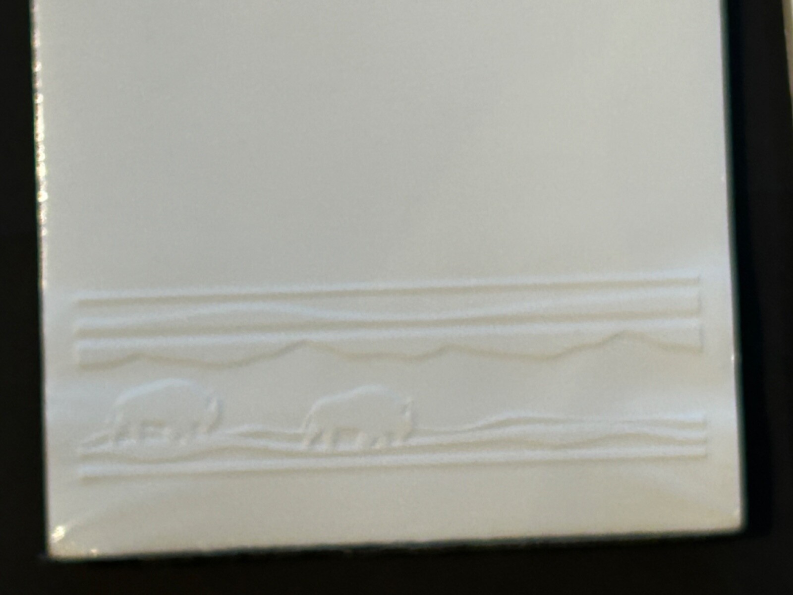 Vintage 80s APACHE DESIGN, Inc. Embossed Paper Tablets BUFFALO Pattern -Qty 4