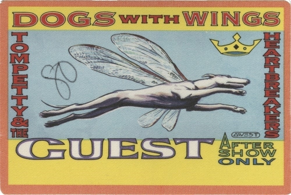 Tom Petty & the Heartbreakers 1995 Dogs with Wings tour Guest Backstage Pass