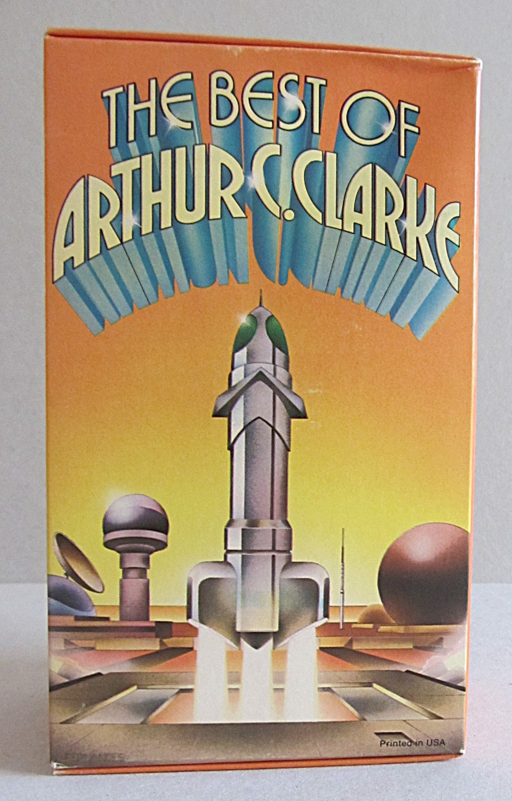 SLIP CASE/BOX~THE BEST OF ARTHUR C. CLARKE~4 PAPERBACK VOLUMES~DEL REY~MID 1970s