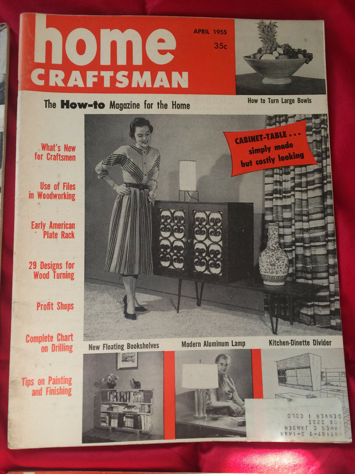 Vtg HOME CRAFTSMAN Magazines 1953-1956 Lot of 6