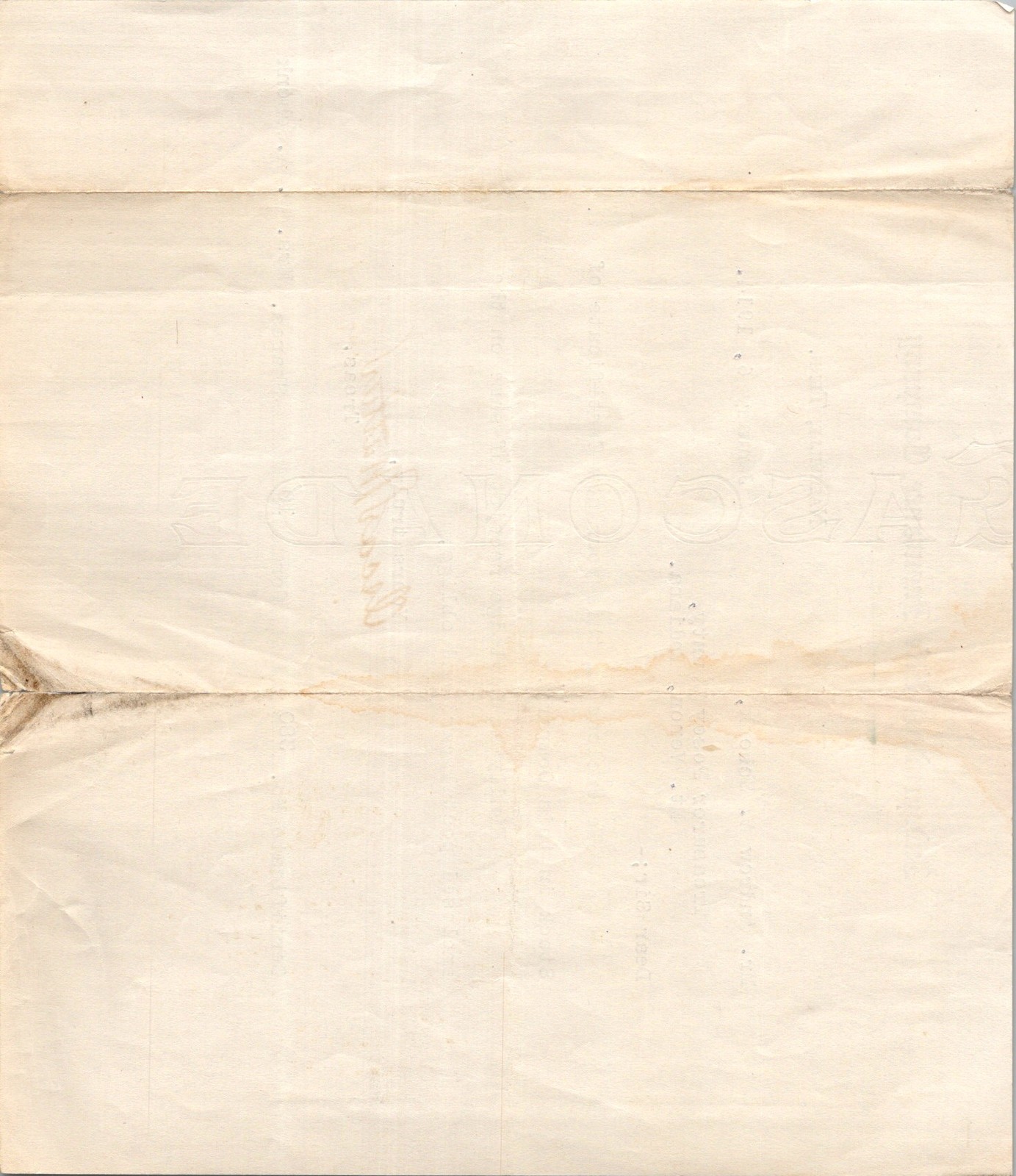 1914 Ind Life Insurance Co Nashville TN Letter to Posey Co Treasurer Stock Cert