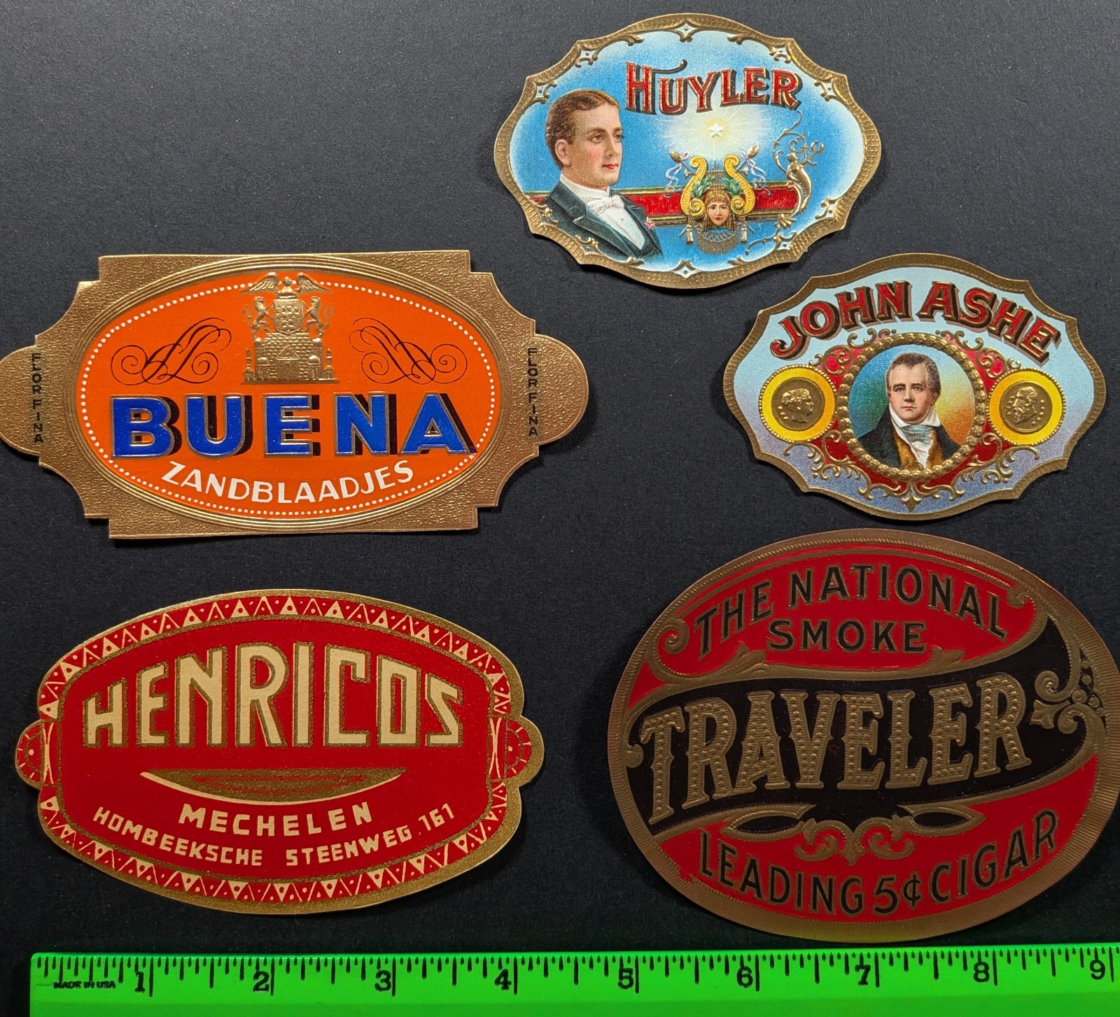 Vintage (Lot of 35) Tobacco Cigar Label