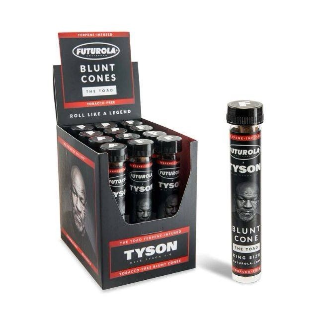 Futurola Blunt Cones The Toad Mike Tyson Pre Rolled Cone 12 Tubes