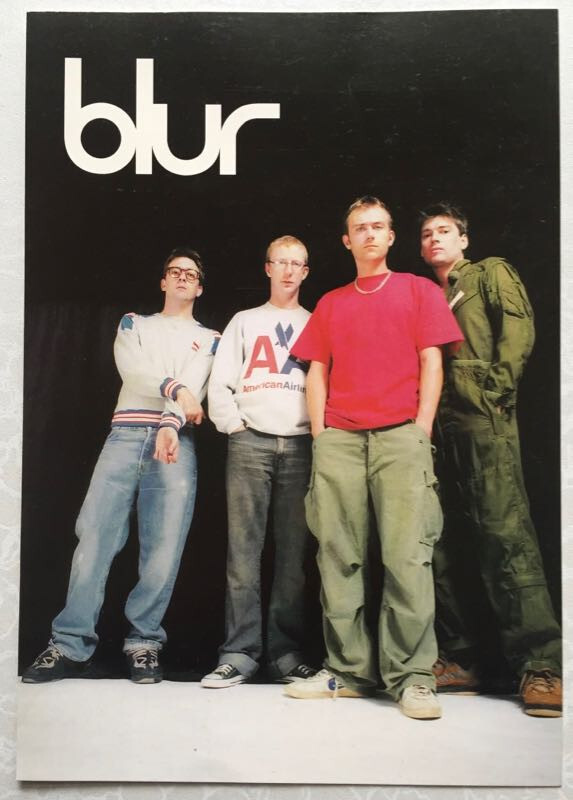 blur Damon Albarn Post Card Jon Bon Jovi 2000 CLIPPING JAPAN MAGAZINE IR 11N 6P
