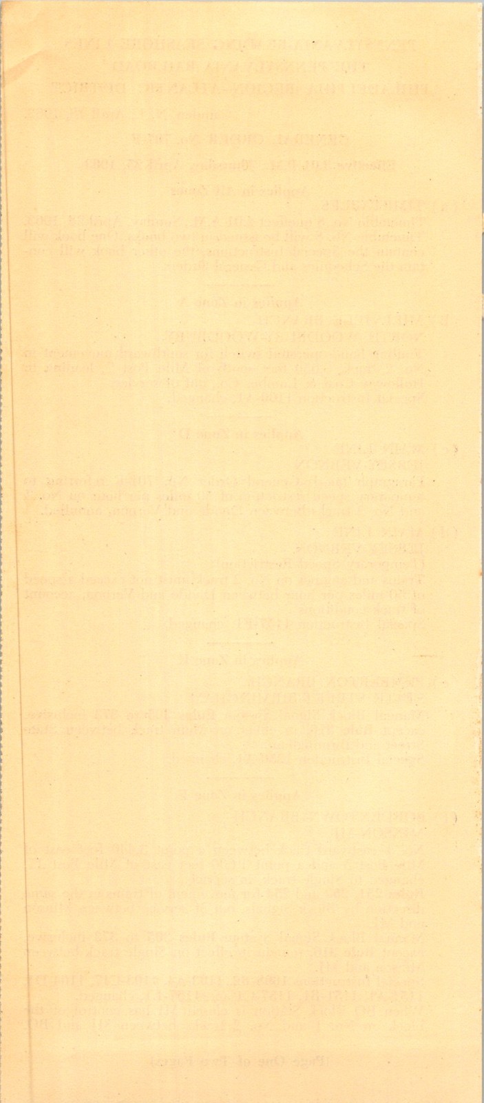 Pennsylvania-Reading Seashore Lines RR General Order No 707-F c1940s