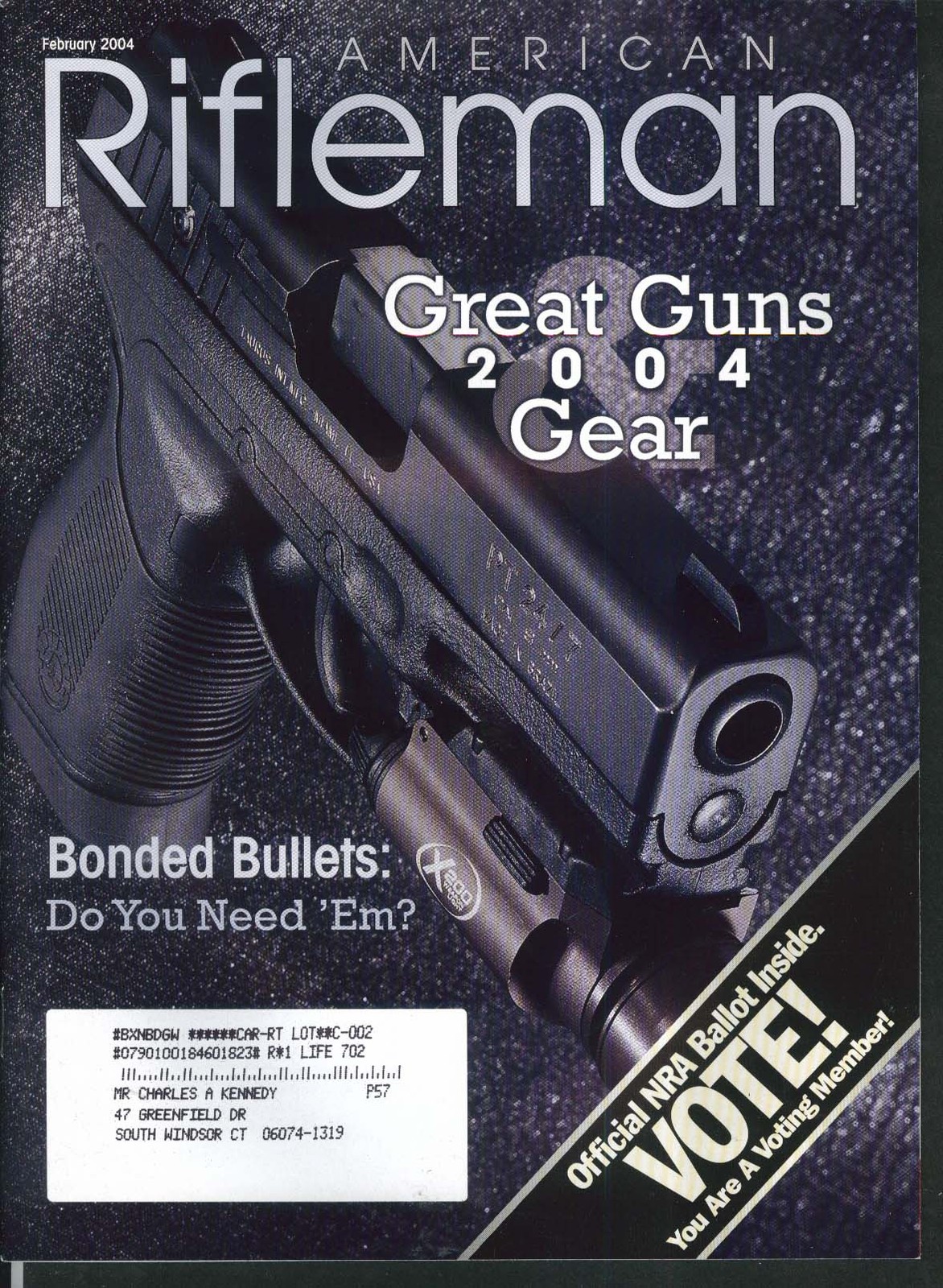 AMERICAN RIFLEMAN Remington-Lee Tim Murphy Savage 411 Winchester Model 12 2 2004