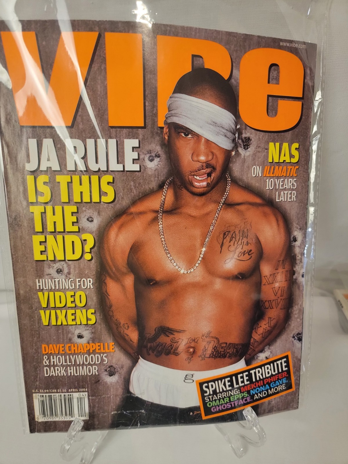 VIBE Magazine/CD Ja Rule – Is this the end? April 2004 + Official CD BONUS 2000