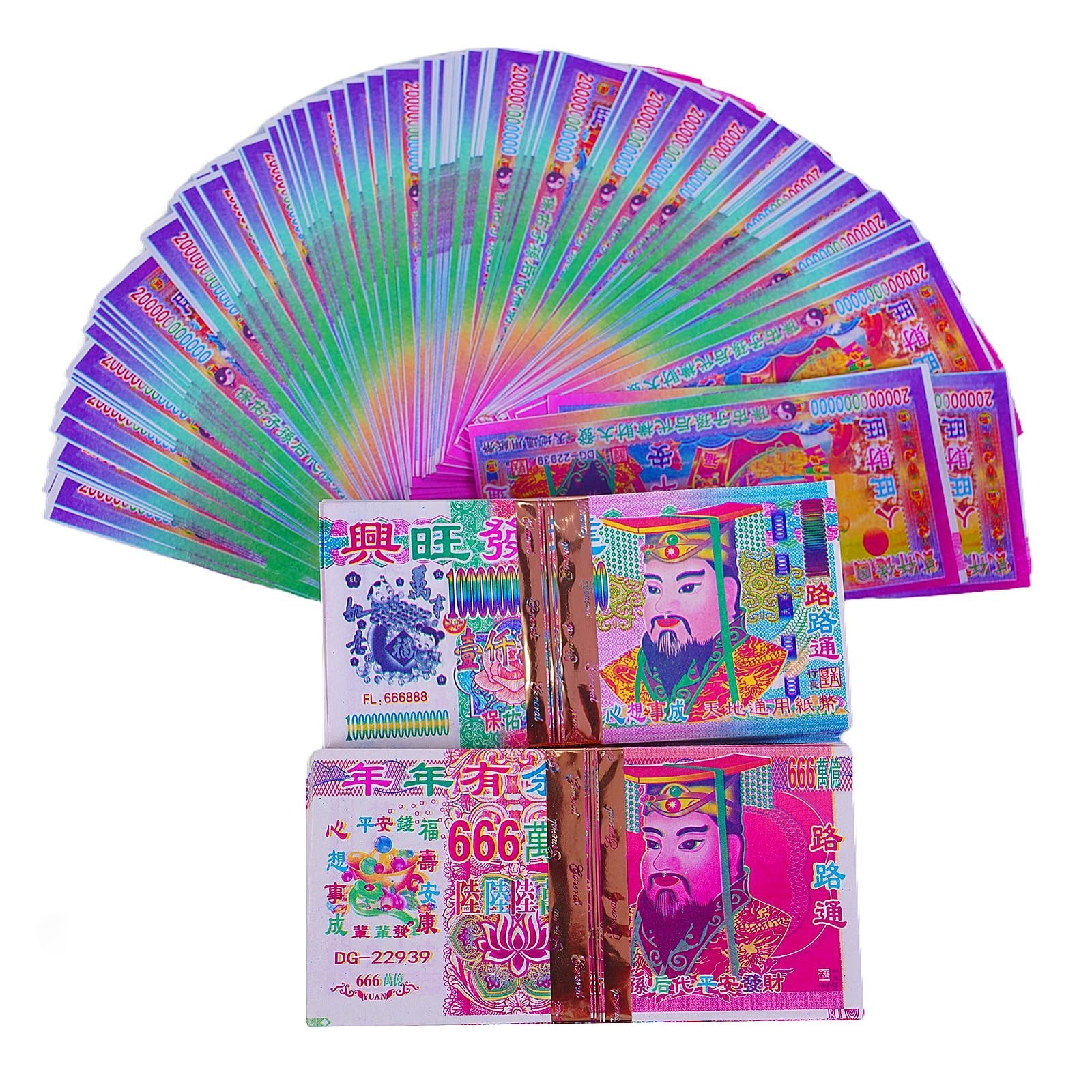 1000 Pcs Ancestor Money, Ancestor Money Joss Paper Jade Emperor Hell Bank Not…