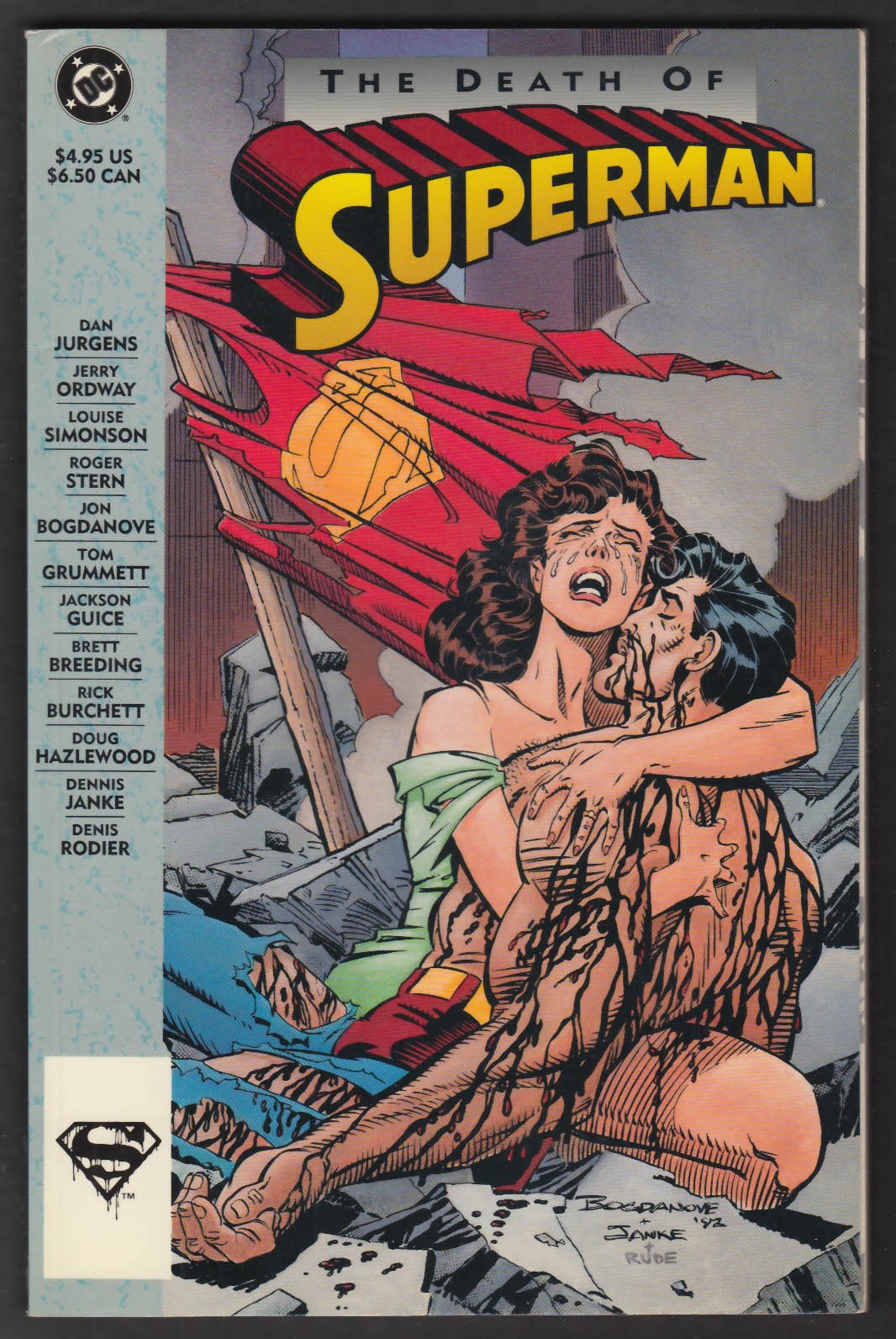 The Death of SUPERMAN DC comic book 1993 1st Edition