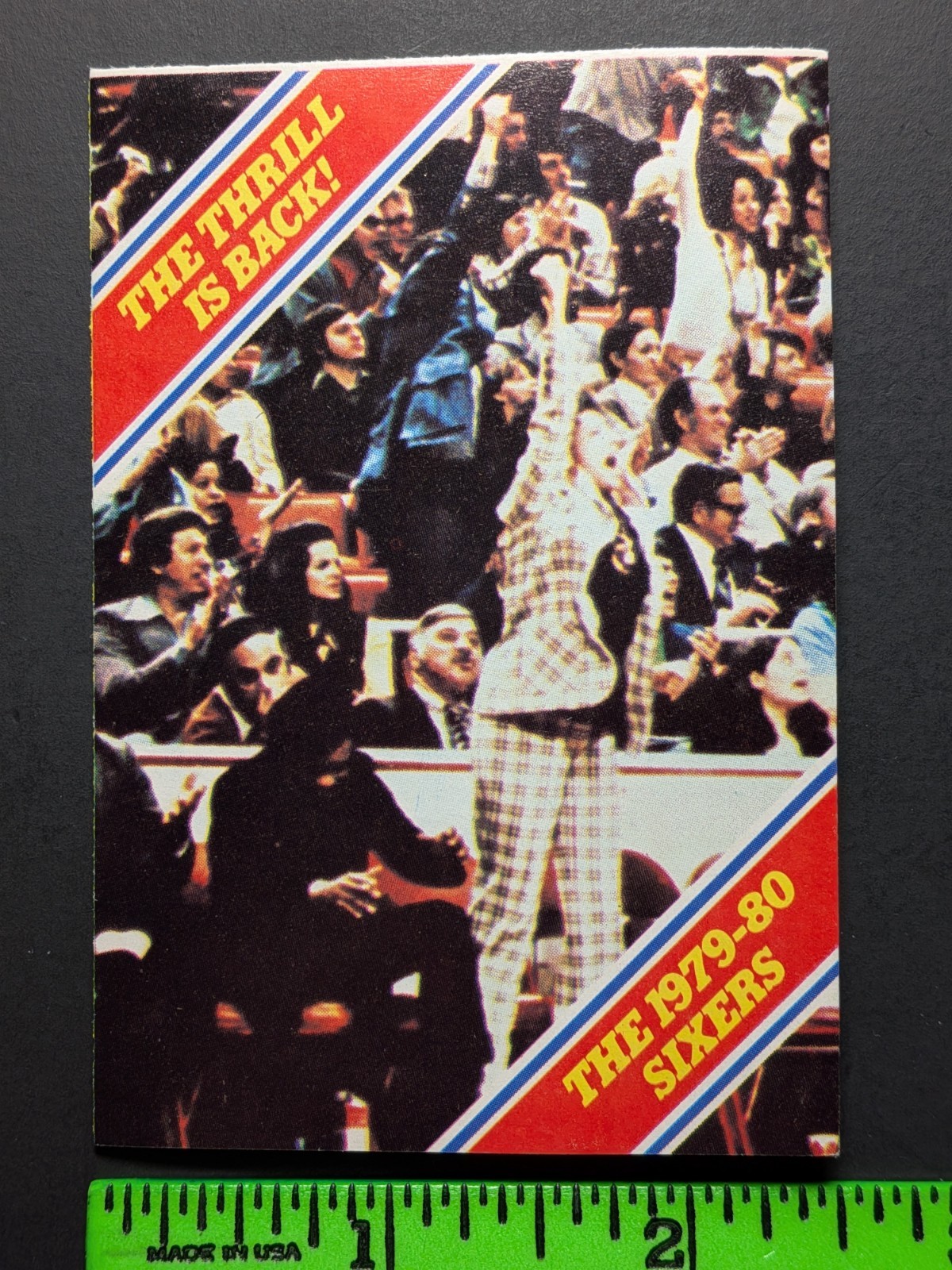 Philadelphia Sixers 1980 Foldout Basketball Pocket Schedule