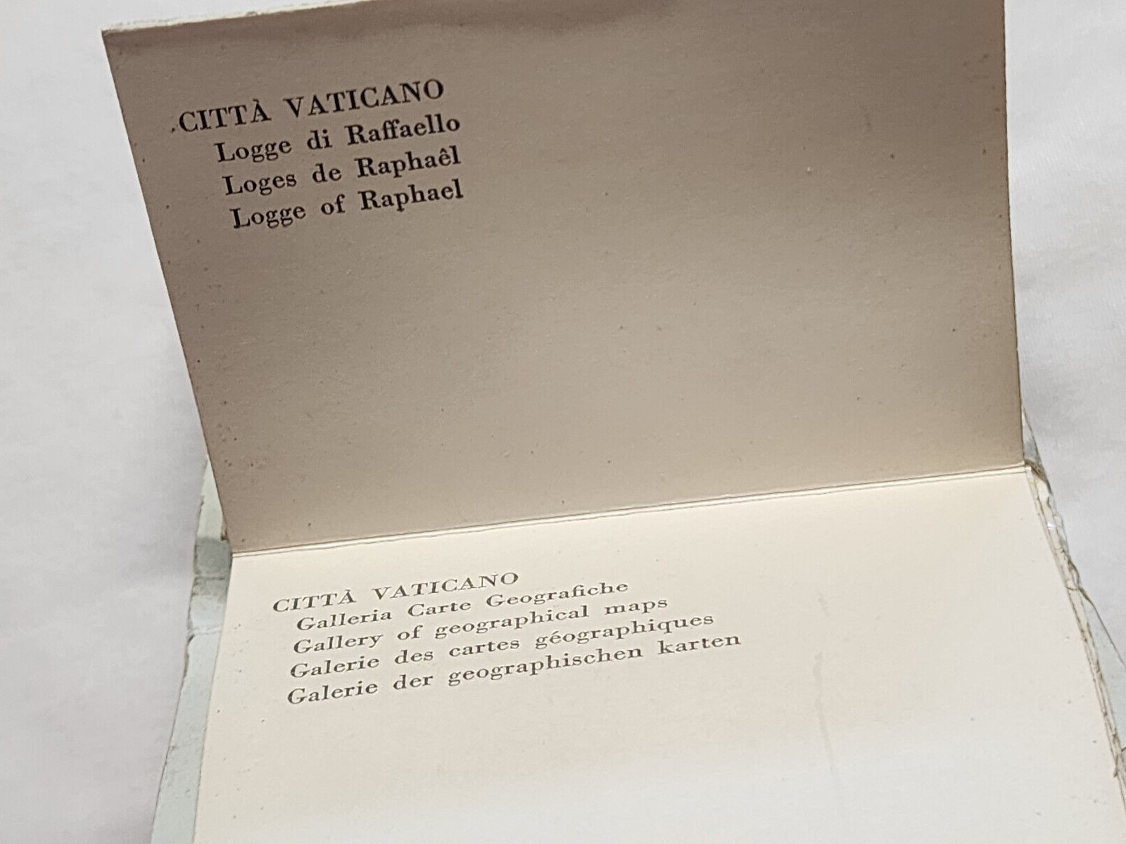Roma Italy Italian souvenir booklet 20 real color photo photographs Vatican city