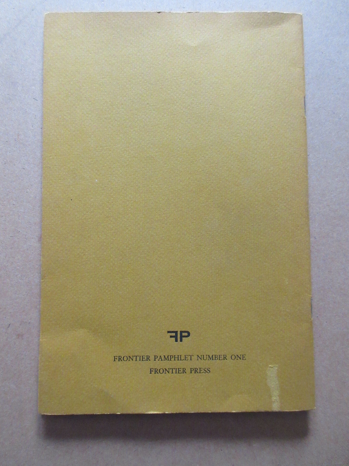 1965 THE DECLINE & THE FALL of the “SPECTACULAR” COMMODITY-ECONOMY booklet