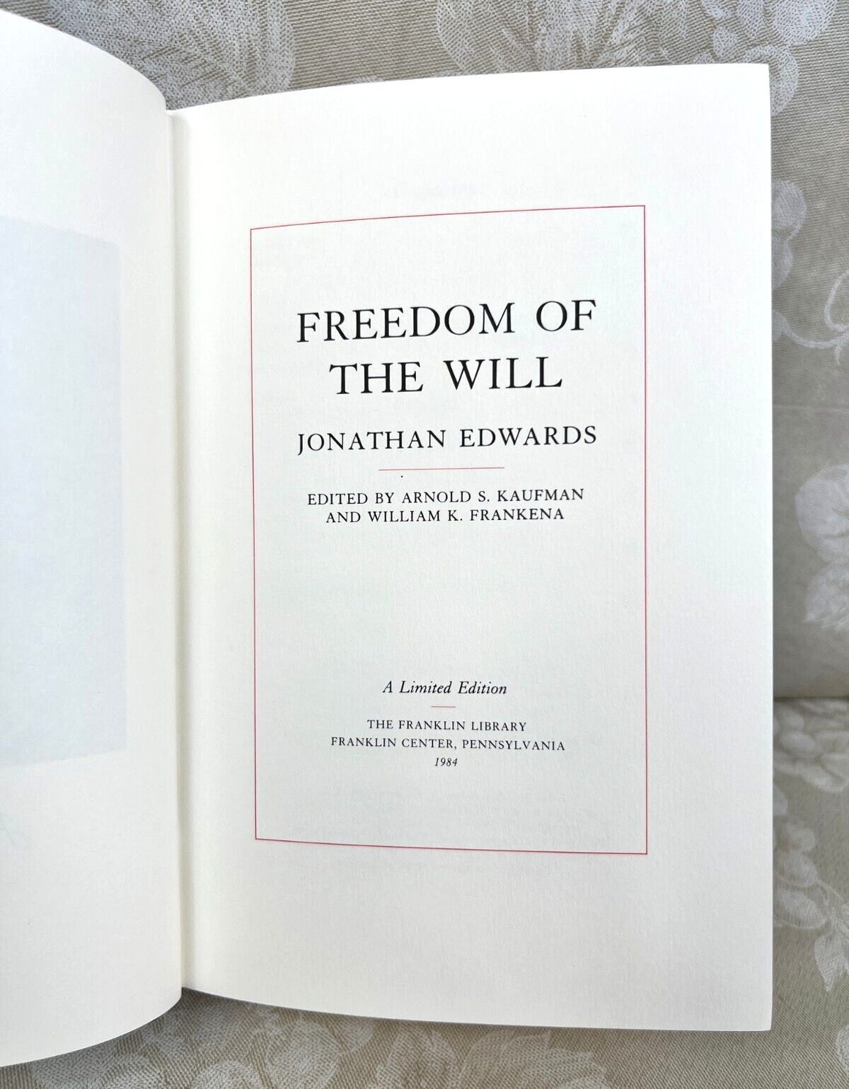4 Franklin Library Books, Leather Bound 22K Gold Gilt William James & Others