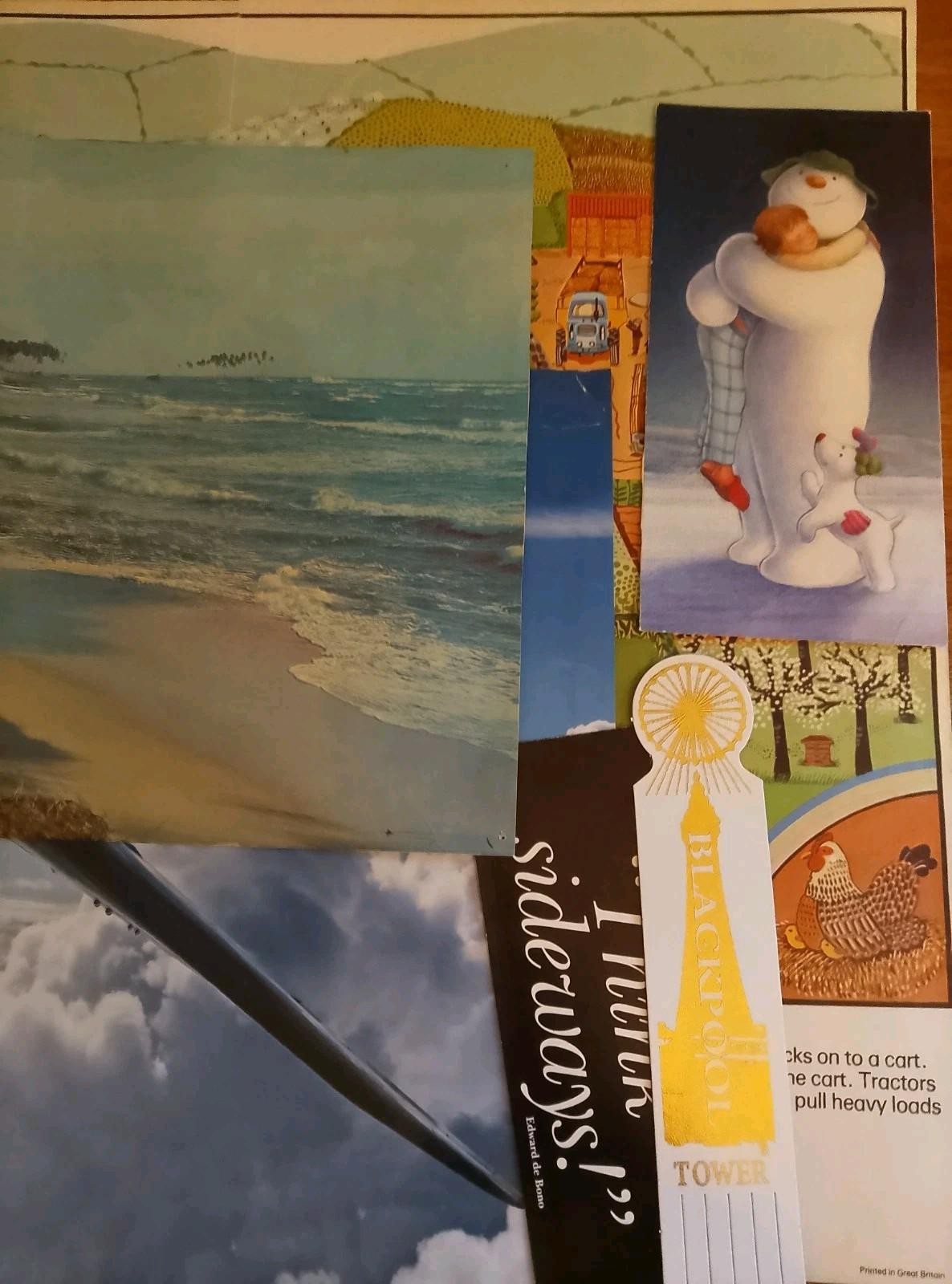 EPHEMERA – Bundle Mixed Paper Ephemera Photos Leaflets Posters Bookmarks Bundle