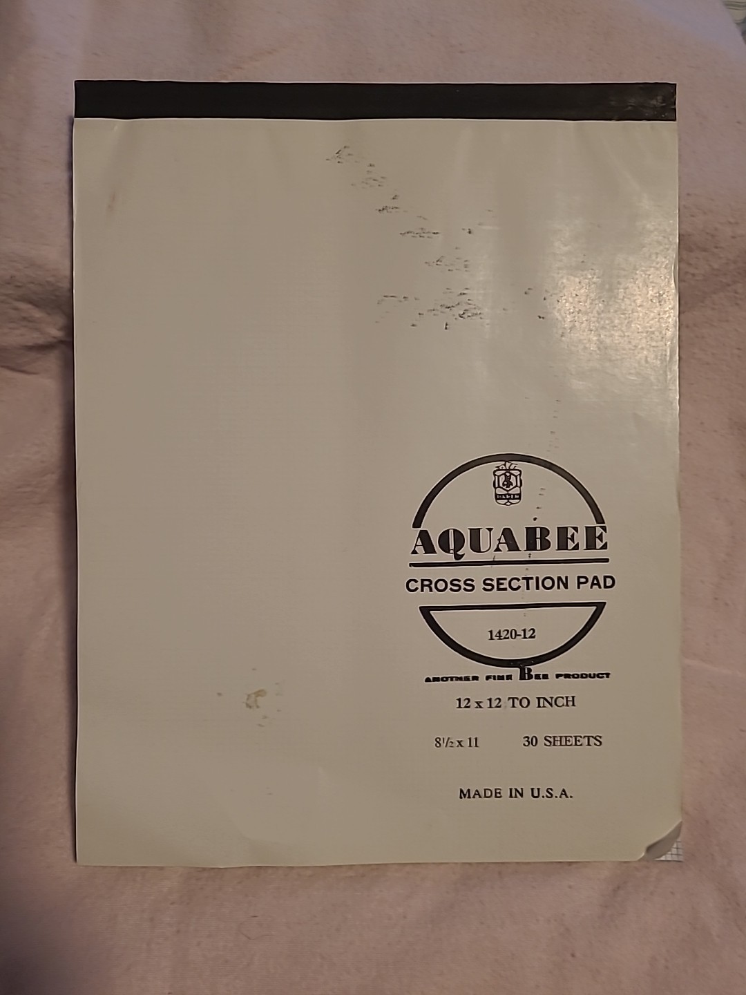 Vtg Mead AquaBee Science Graph Paper Pads Bulk Lot 9 Packs 170+/- 8.5×11″ Sheets