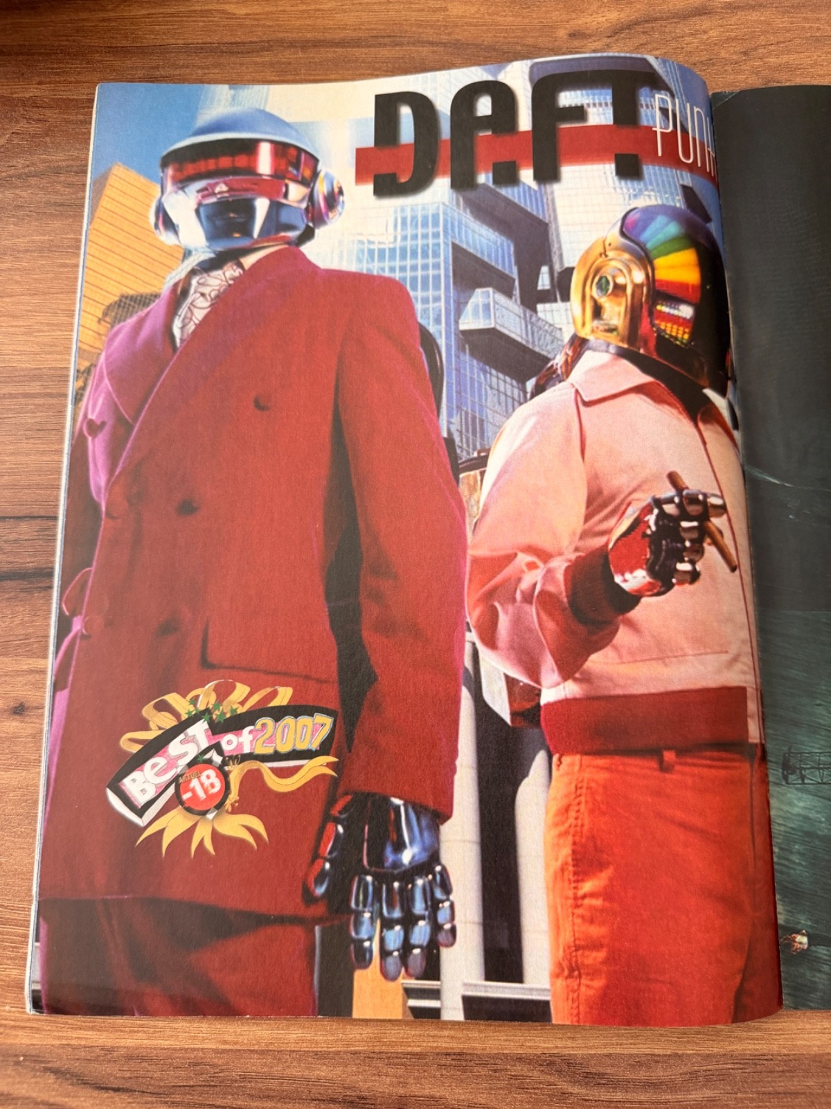 Aktuel -18 Best of 2007 Avril Lavigne Daft Punk Poster Kylie Magazine Rare