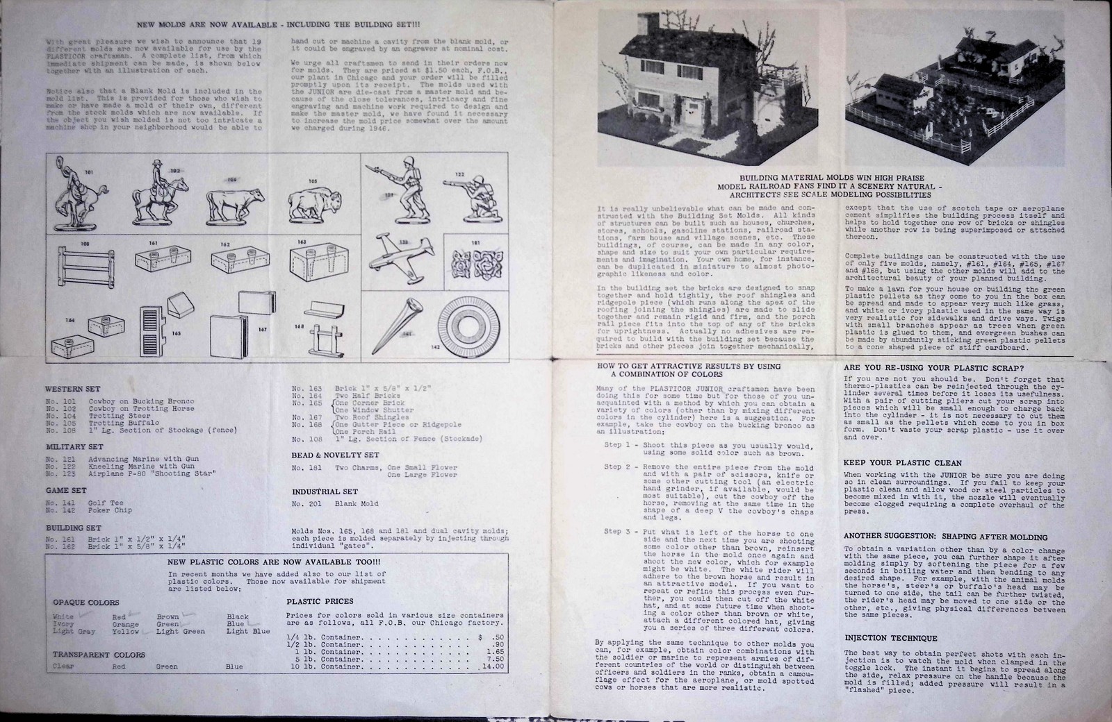 Plasticor News Promo Newsletter c1940s-50s Mid-Century Housewares Ephemera