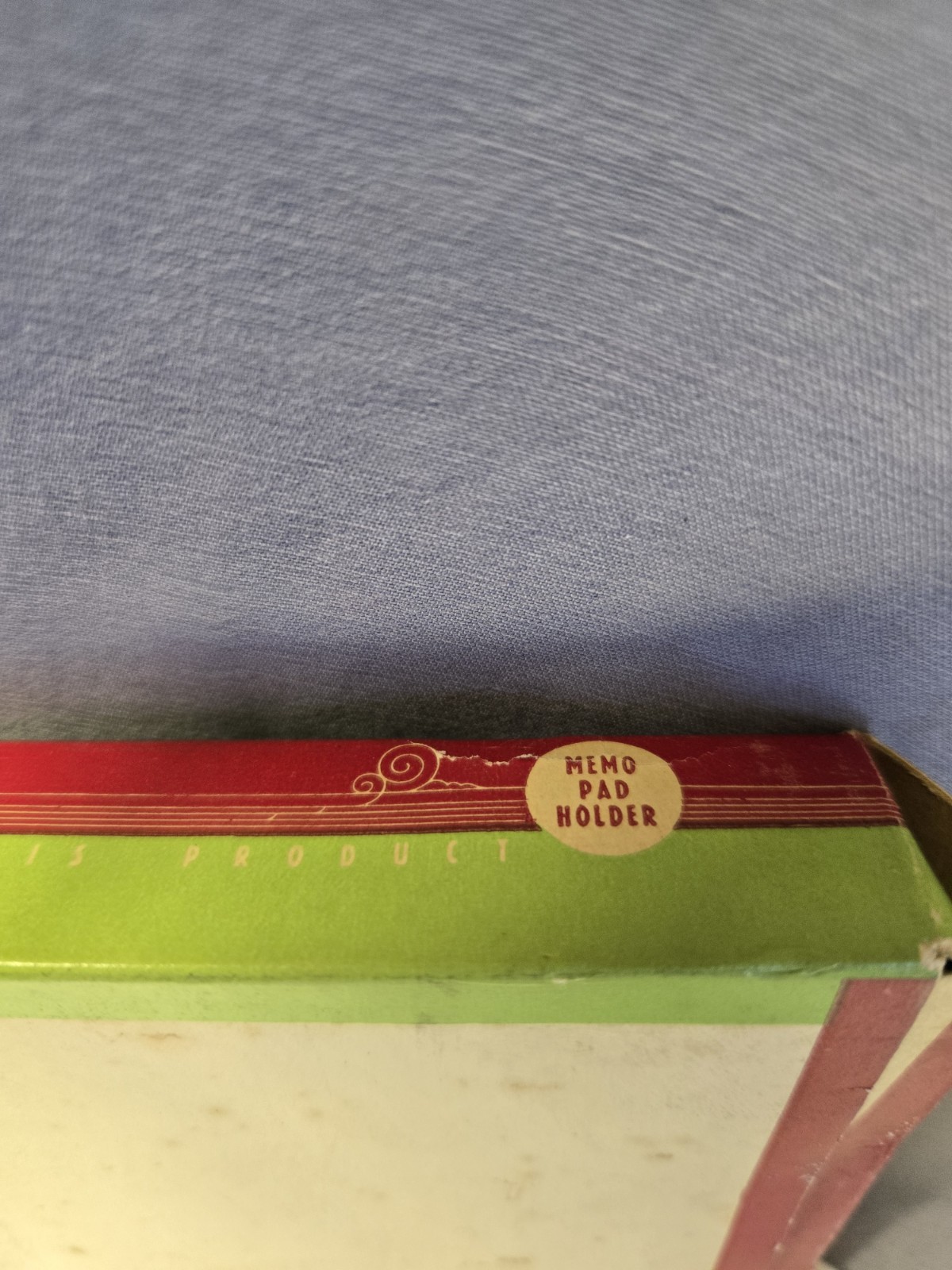 1960s Vintage MorrisMem Telephone Blank Paper Pad With Memo Pad Holder USA Made