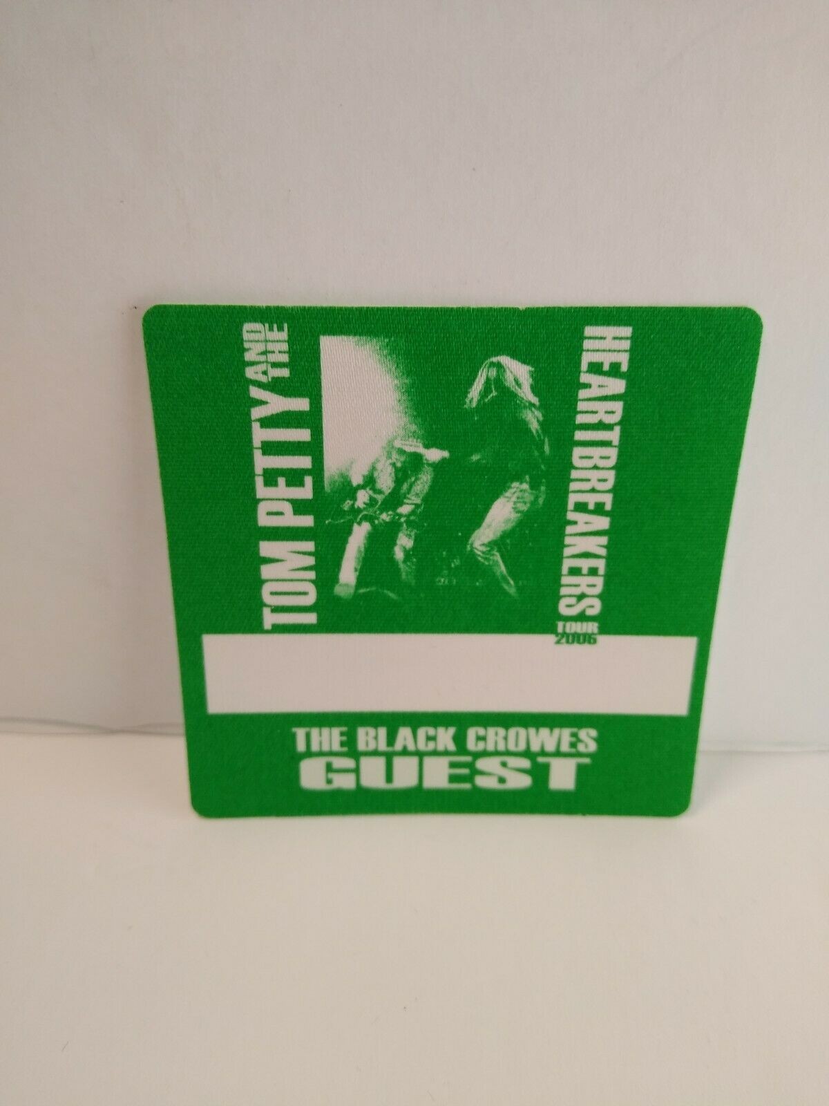 Tom Petty And The Heartbreakers Backstage Pass Original Black Crowes 2005 Green