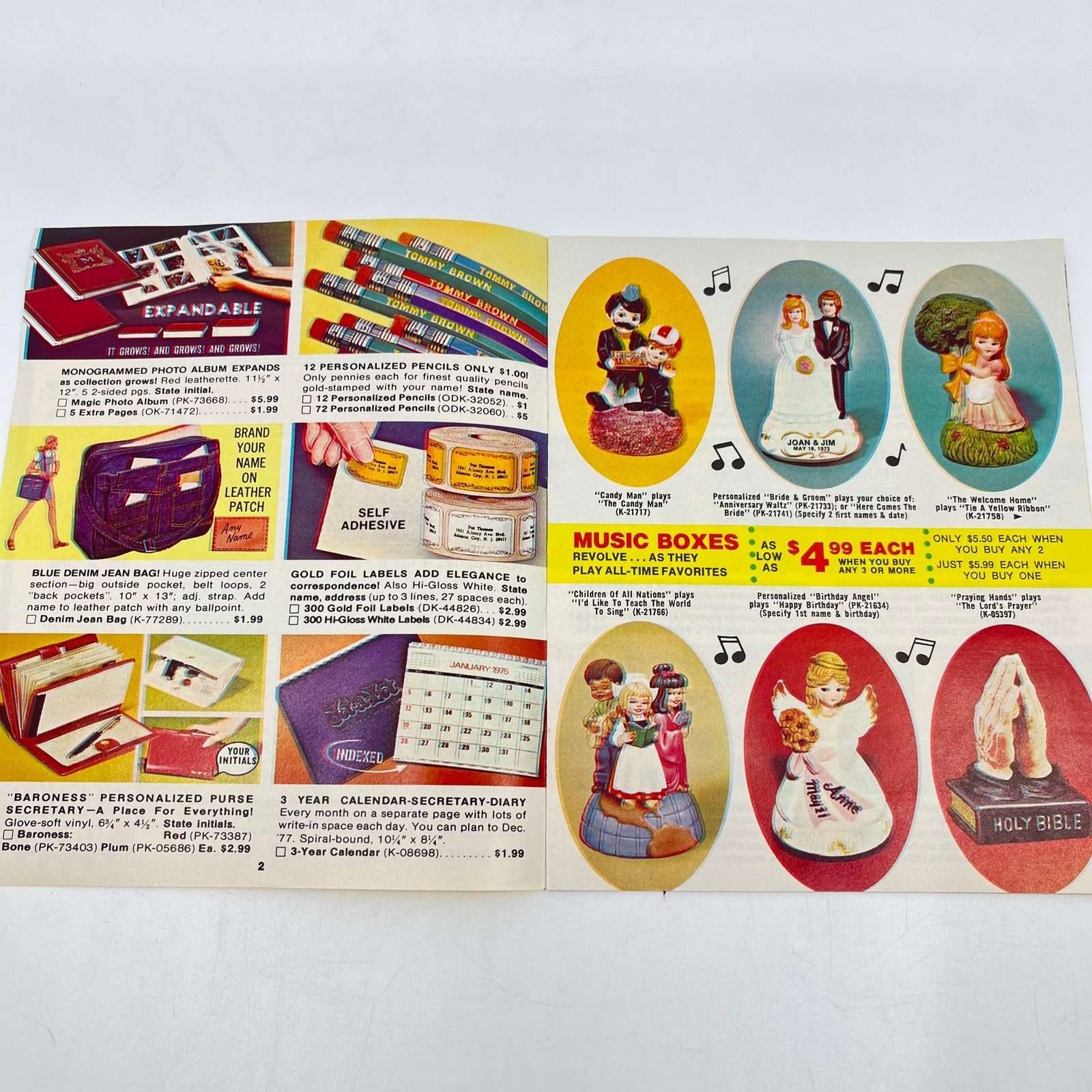 1974 Spencer Gifts Catalog – Fun & Fortune Sweepstakes SC5