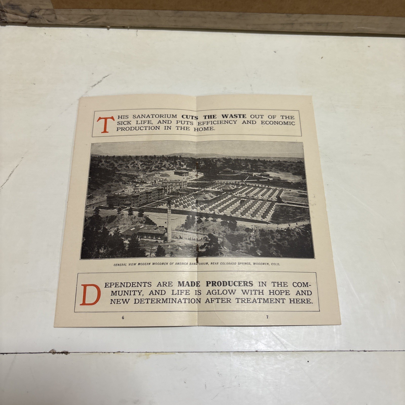Lot of 6 Vintage Modern Woodmen of America Pamphlets Early 1900’s