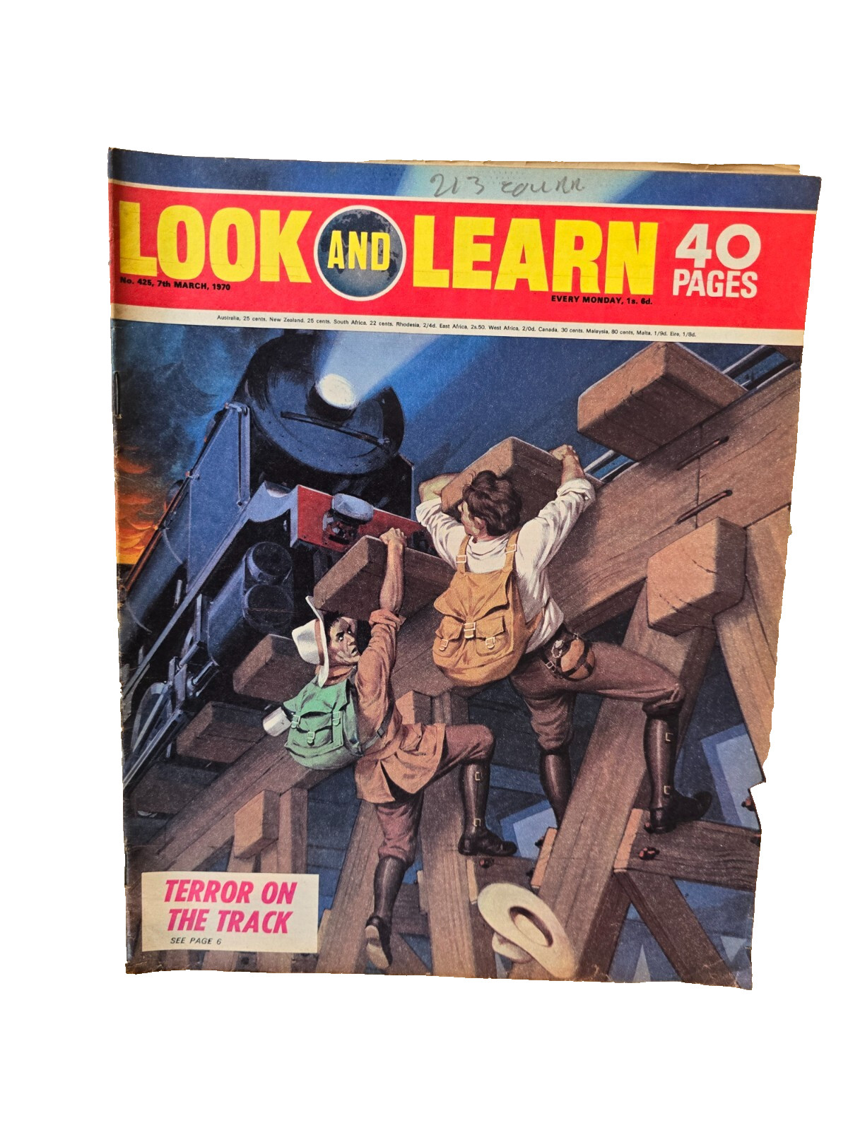 Look and Learn Magazine No. 425, 7th March 1970 IPC Magazine
