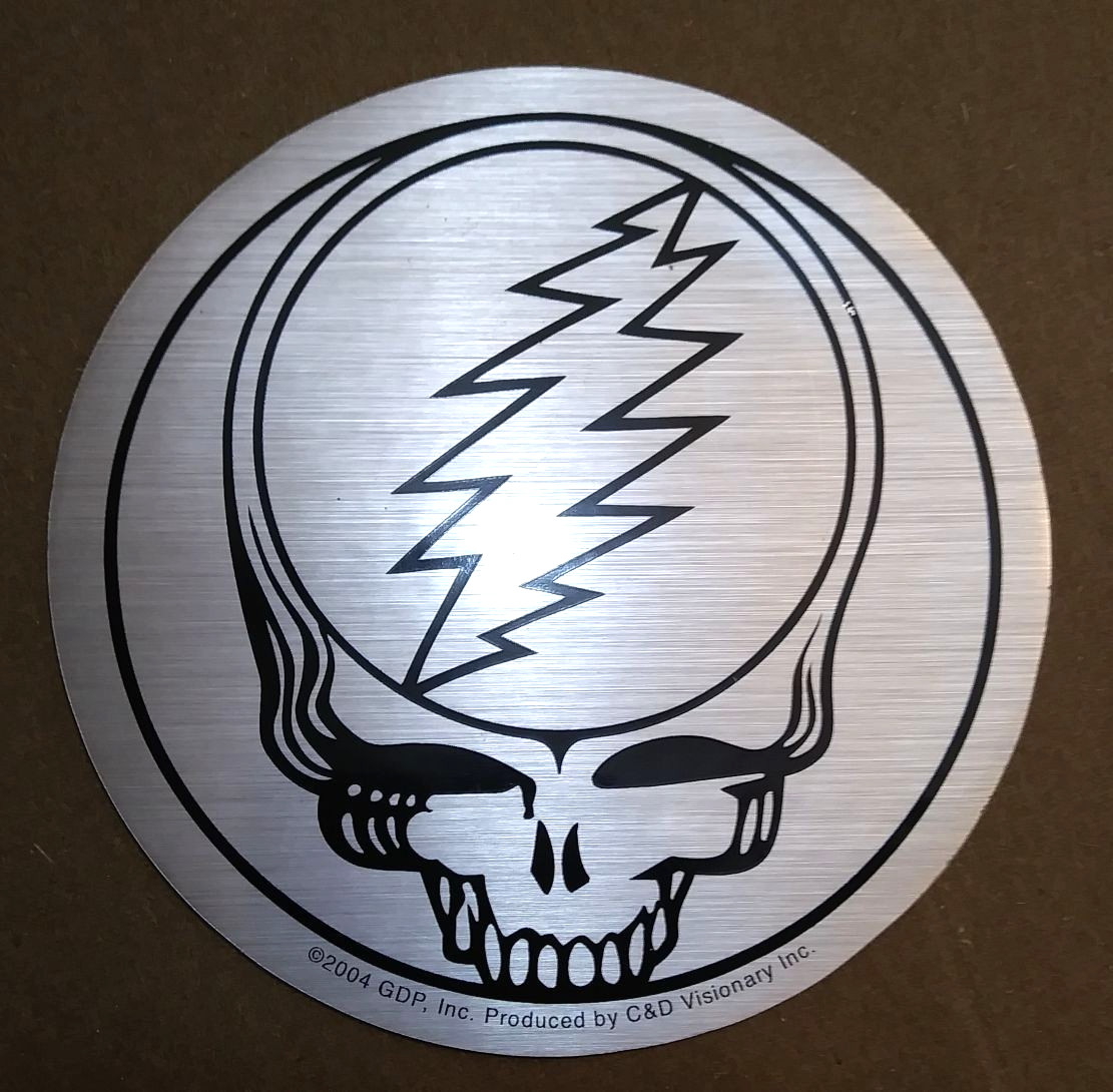 Grateful Dead STICKER LOT 3 Vintage SYF Official GDM 1991 Chrome GDP 2004 Rare