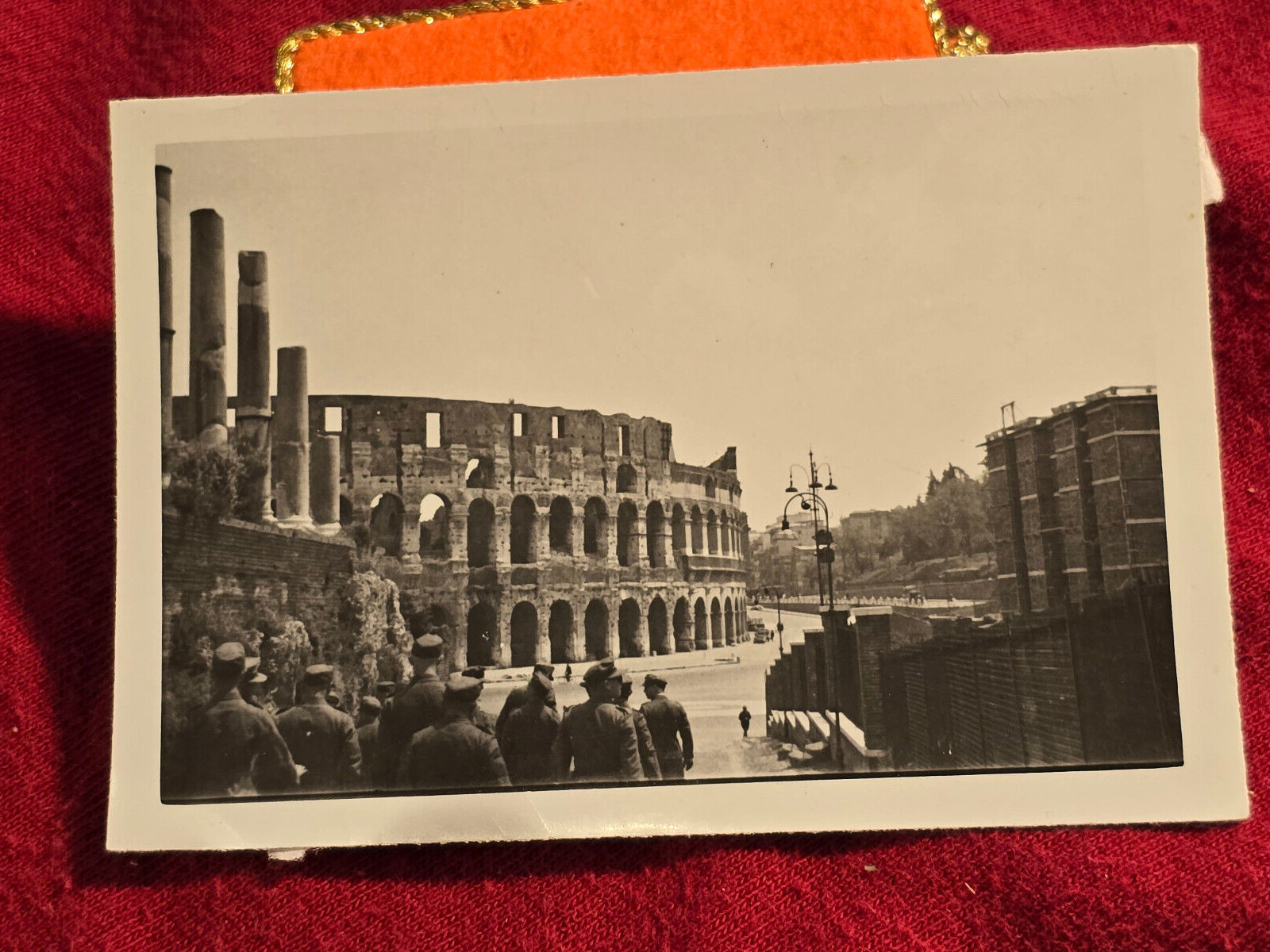 WEHRMACHT ROME ITALY COLOSSEUM RUINS WW2 WWII German Military wartime Photos