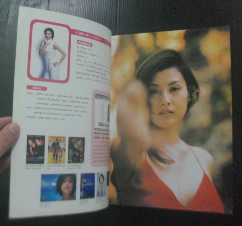 1990s Vintage SEXY JAPAN IDOL Norika Fujiwara THAI Photo Album Book MEGA RARE!!!