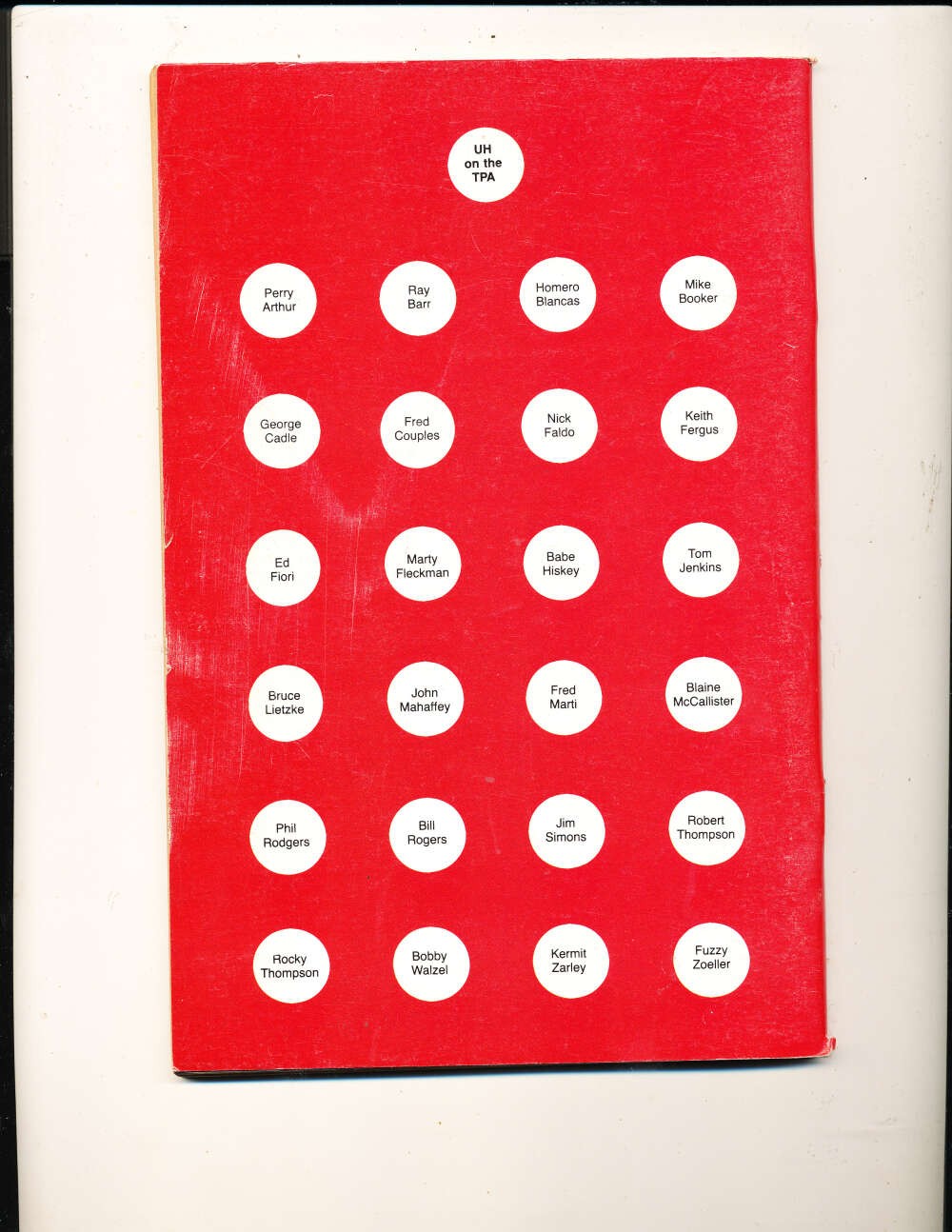 University of Houston Golf 1982 media guide bxtxt