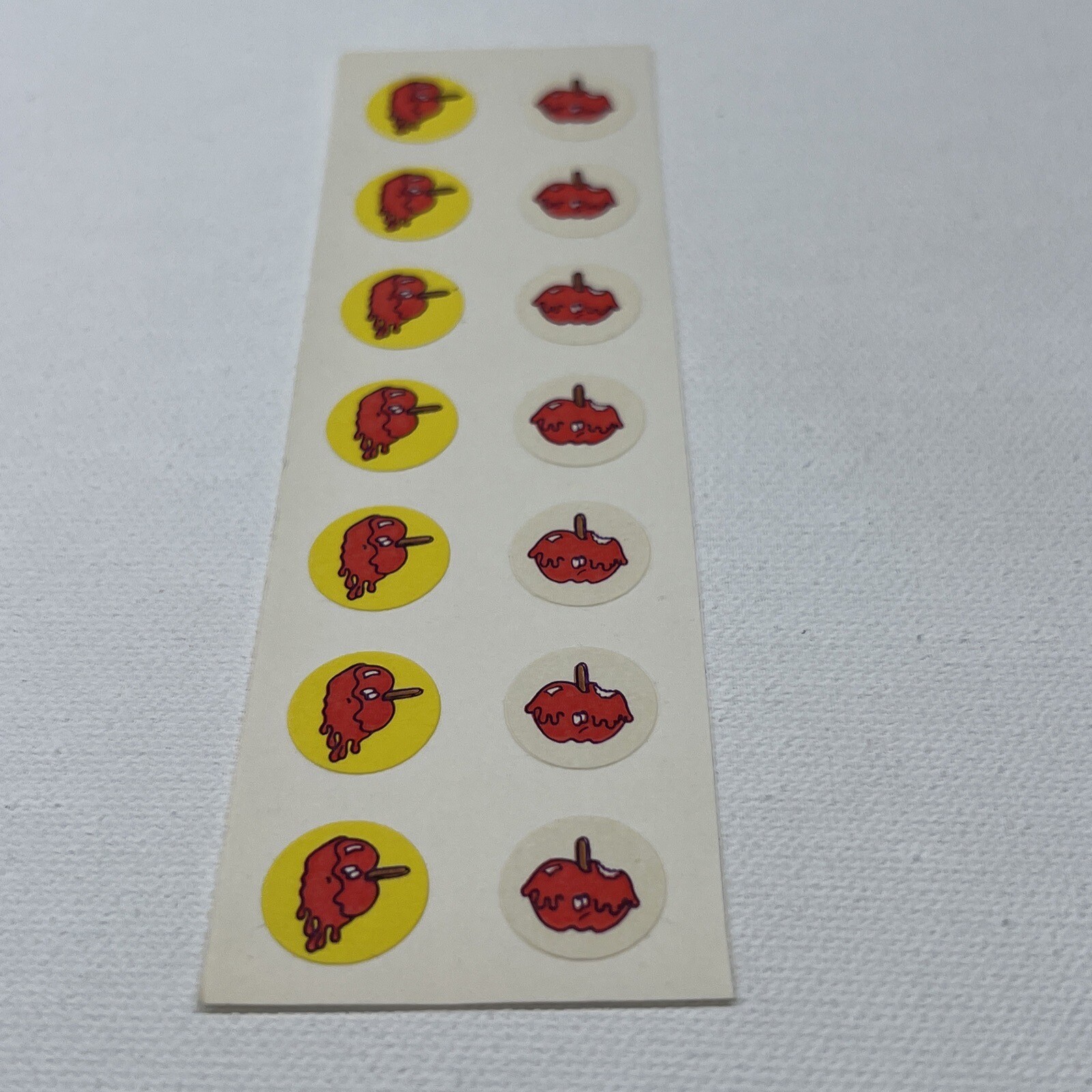RARE Vintage Matte Scratch & Sniff Stickers 70’s Candy Apple Small Stickers