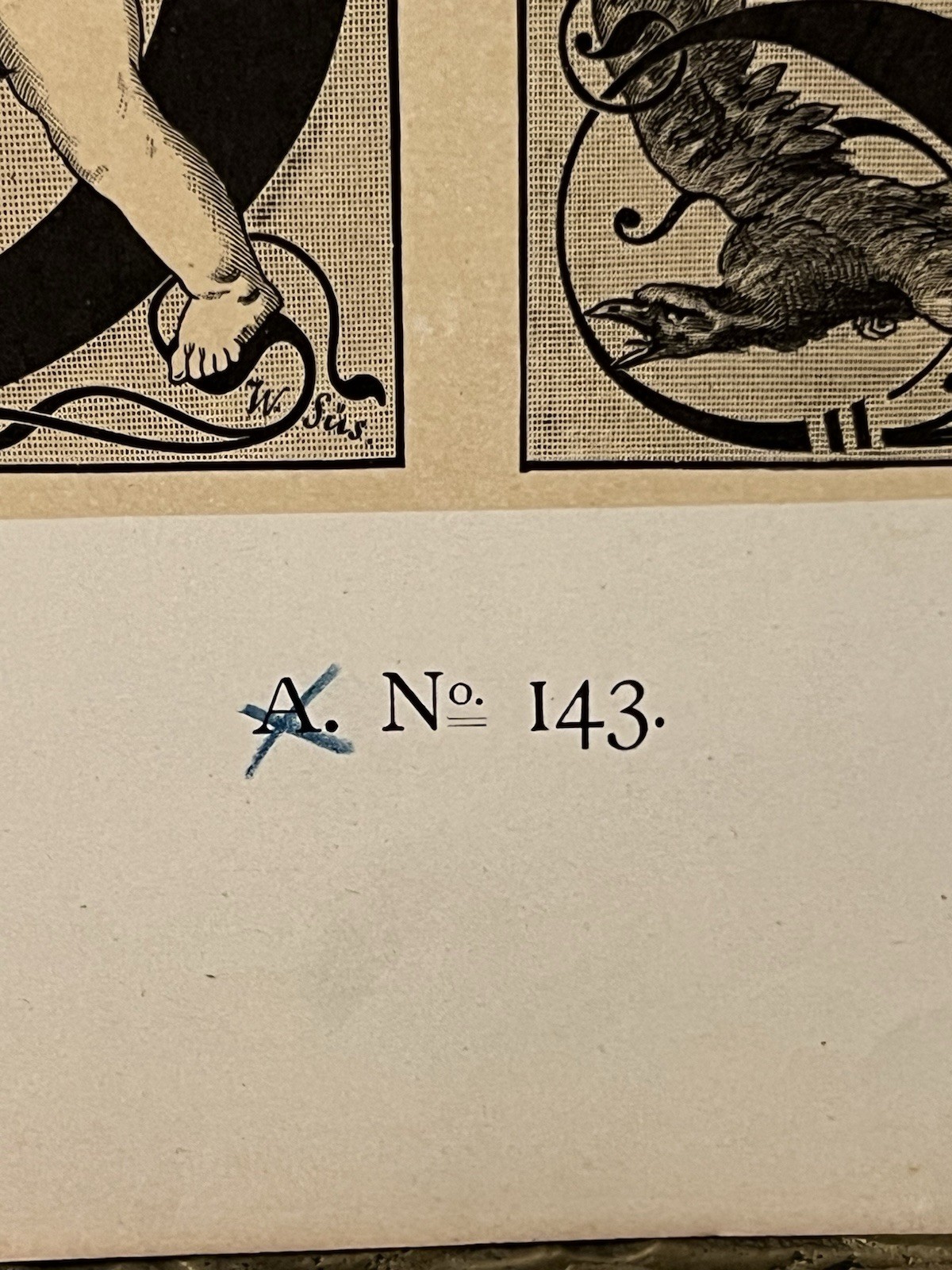 1882 Allegorien Und Embleme Art Print Vienna Cherubs Mythical Figures Plate #143