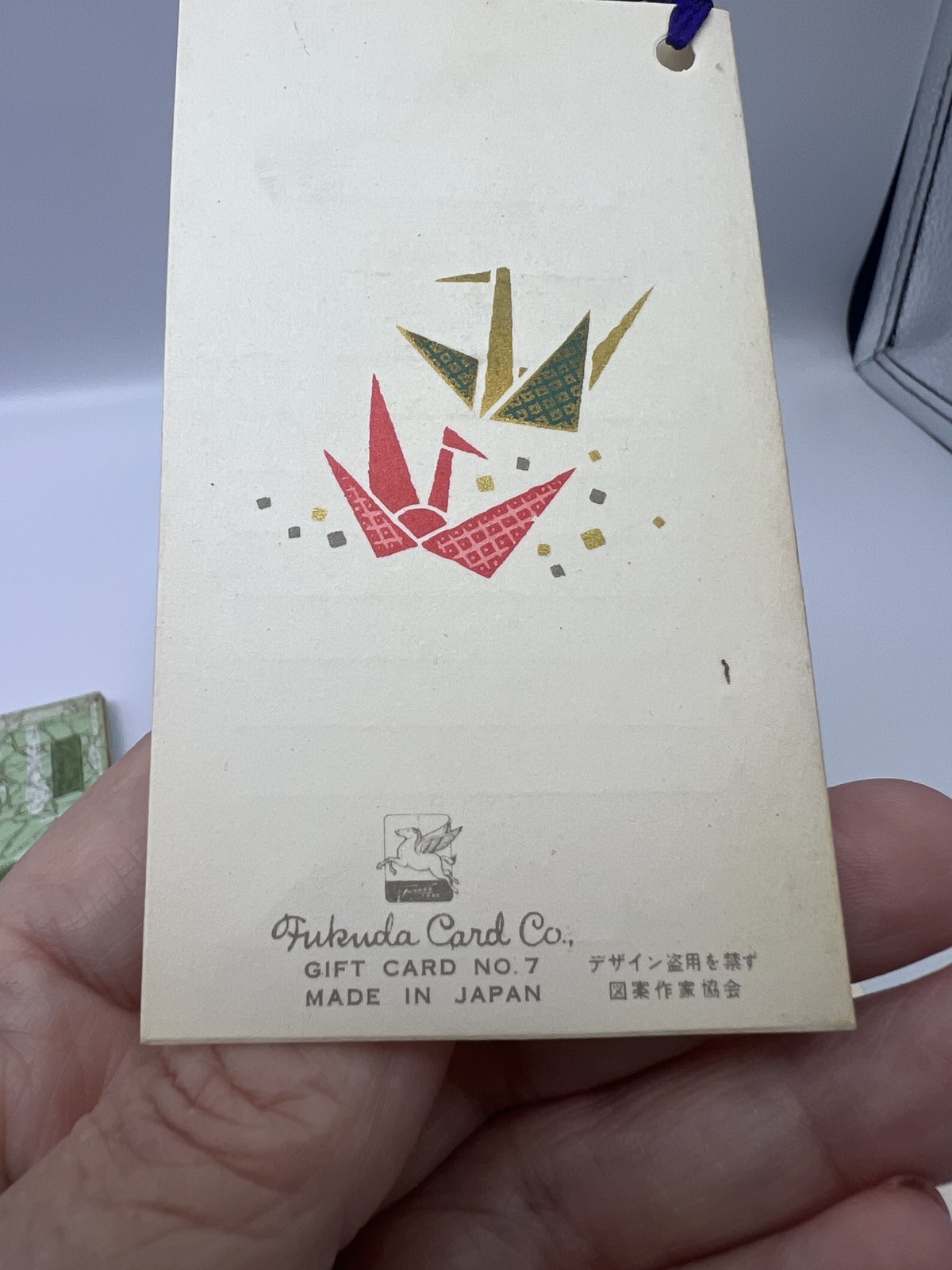 Vintage Japanese Geisha Kimono Pop Up 12 Score Cards Gift Tags Fukuda Card Japan