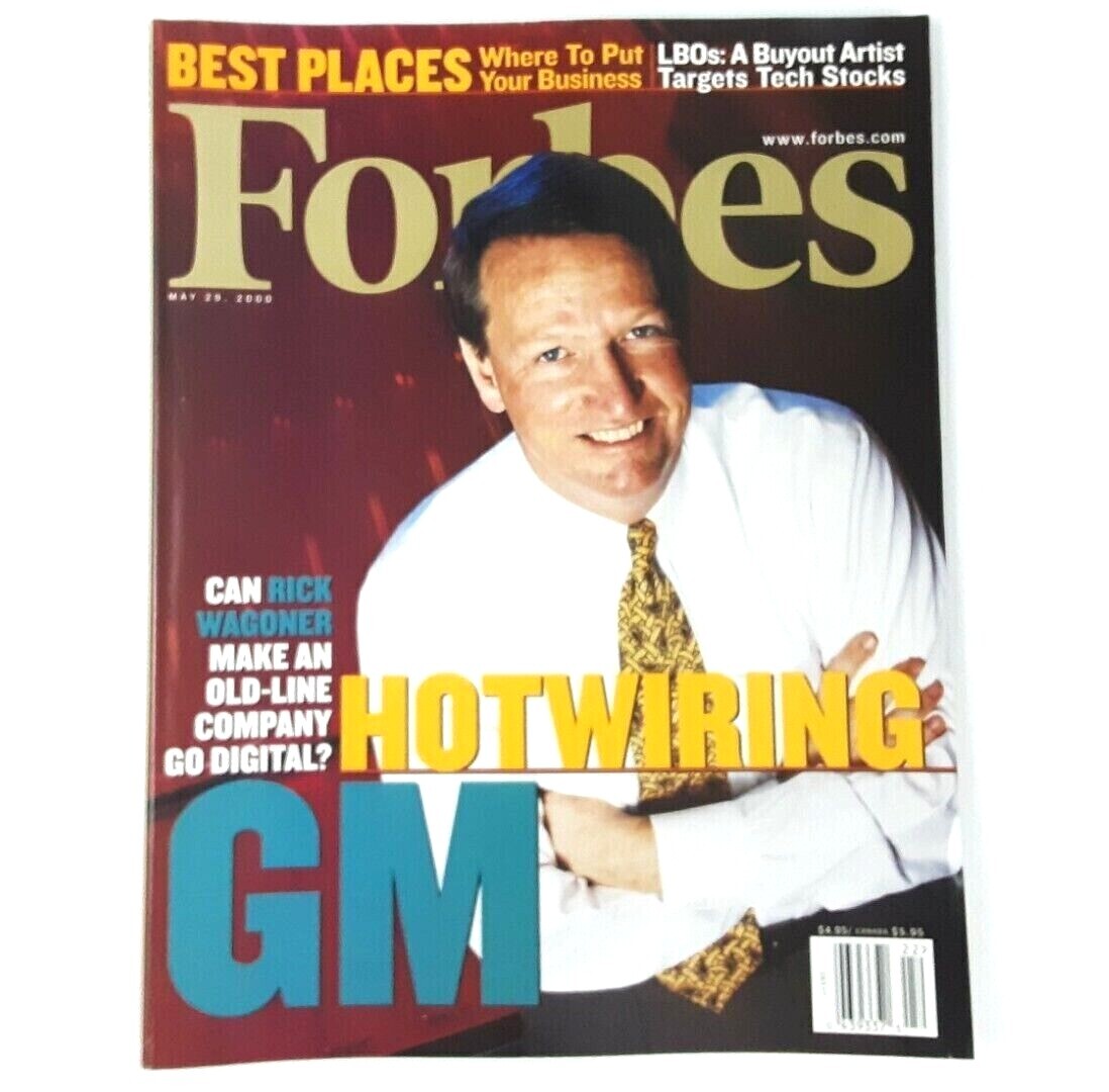 Forbes Vintage May 2000 Magazine Hot Wiring GM Rick Wagoner