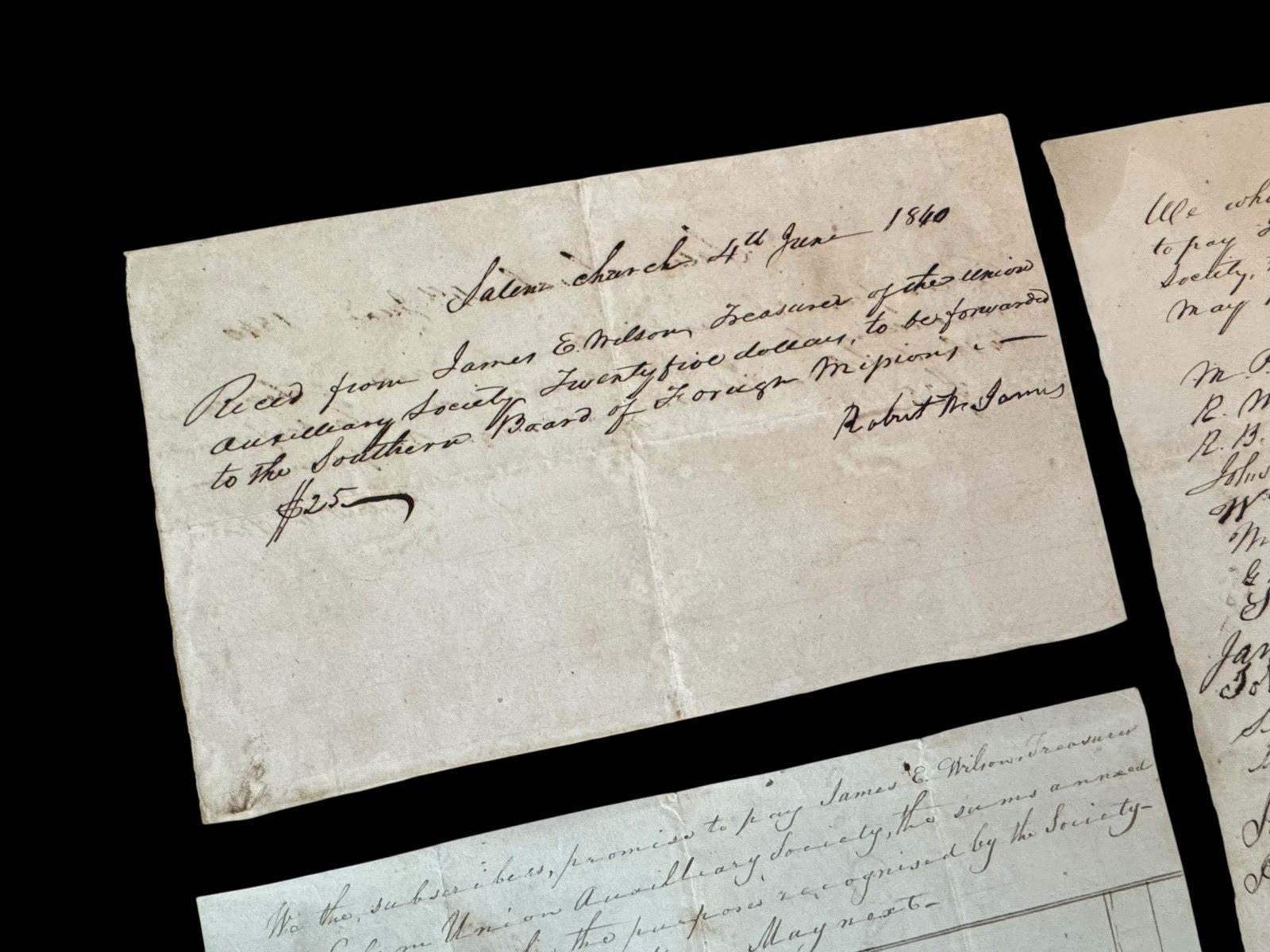 Treasury Of Salem Antique Records 1800’s Paper Lot B