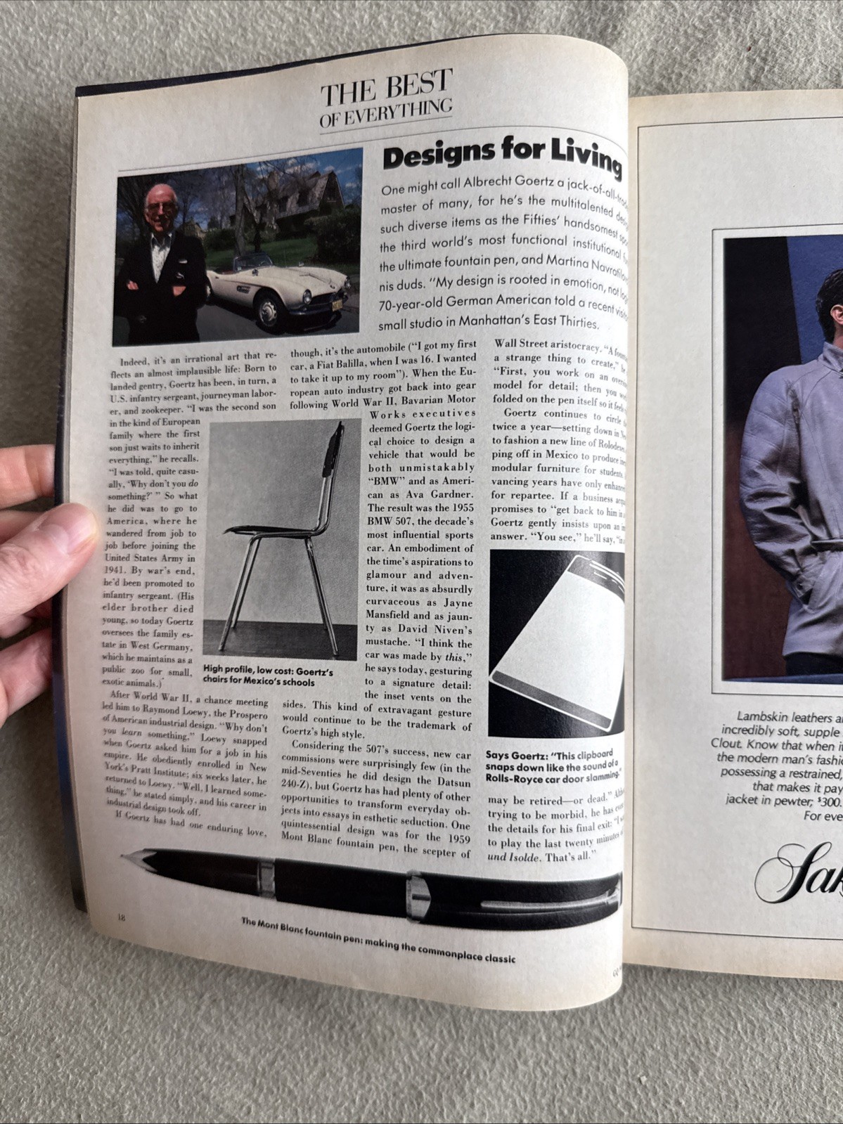 AUGUST 1984 GQ – GENTLEMANS QUARTERLY fashion magazine JOSEPH HELLER