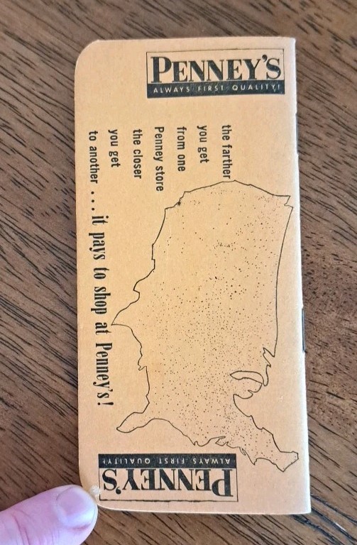 Pennys Gift Booklet c1930s aka JC Pennys Vintage Great Shape