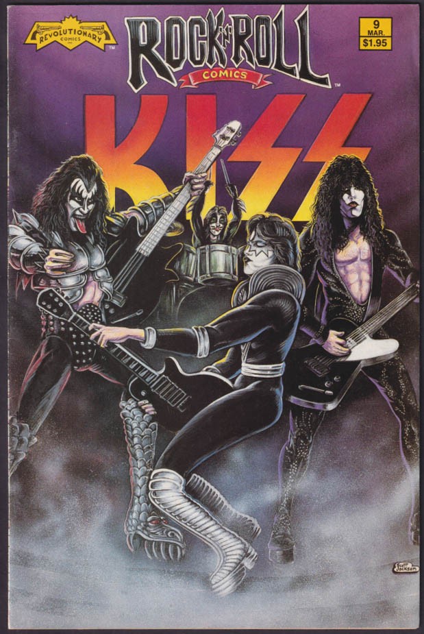 ROCK ‘N’ ROLL COMICS V1n9 KISS Unauthorzed Biography 2nd printing 3 1990