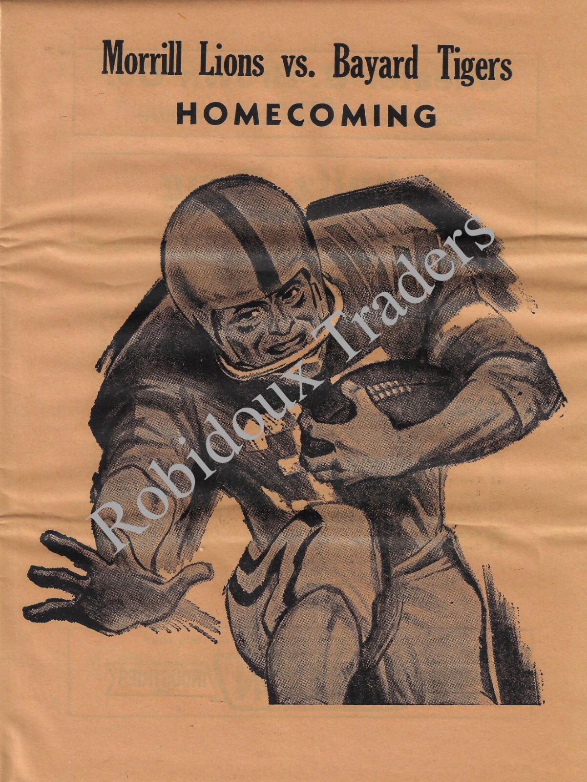 1971 Morrill High School Football Programs: Morrill, Nebraska