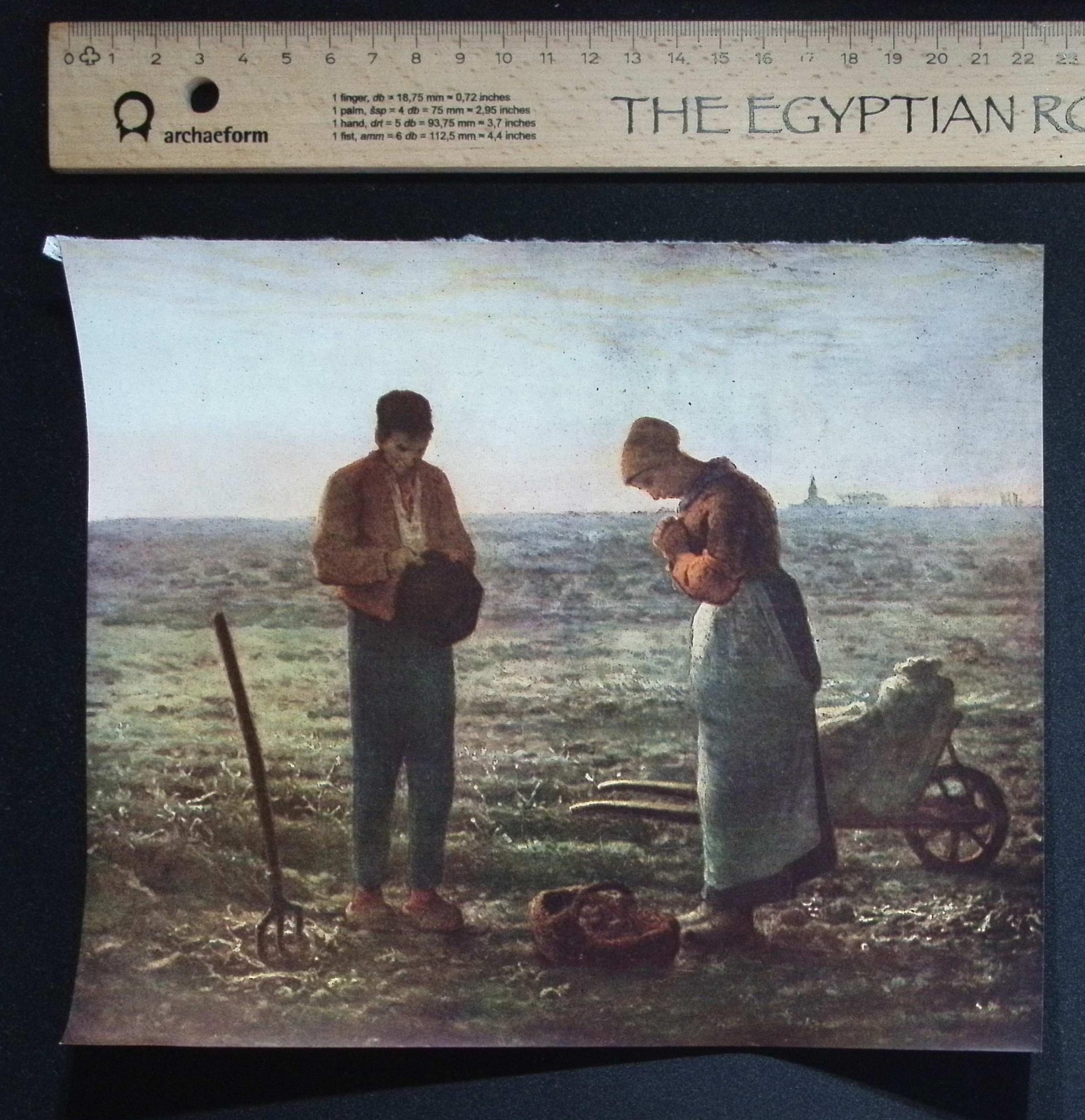 The Angelus – Millet – Louvre French School Vintage Print