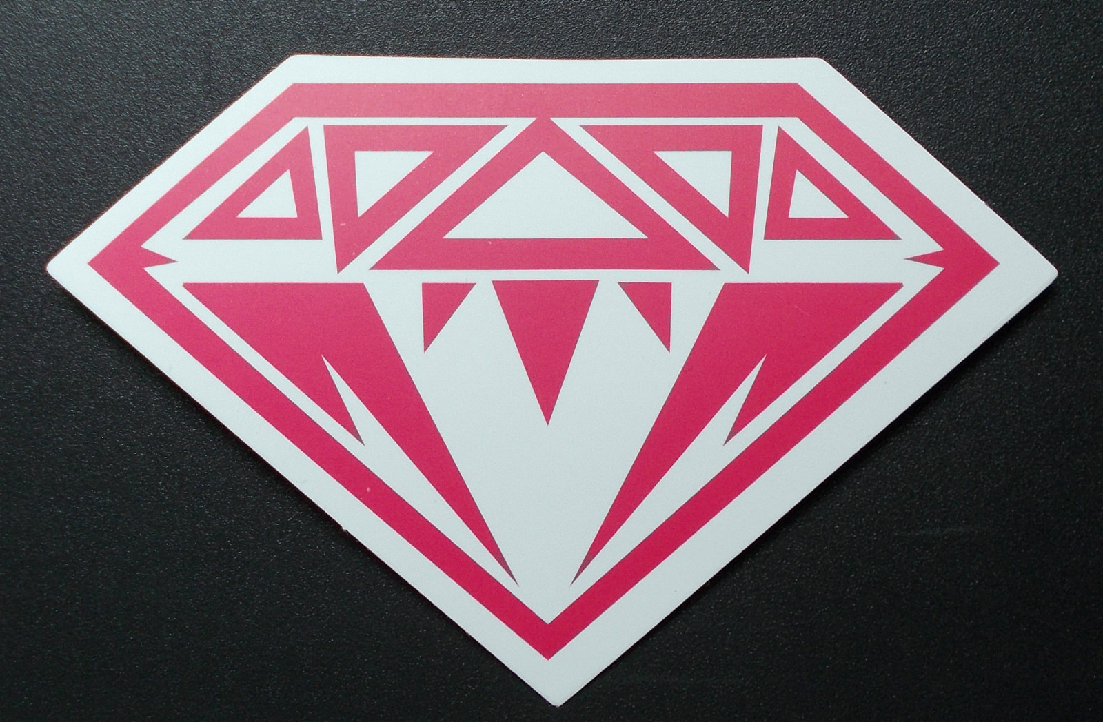 Sticker Decal Matte Look “Pink Diamond” Laptop, Stickerbomb