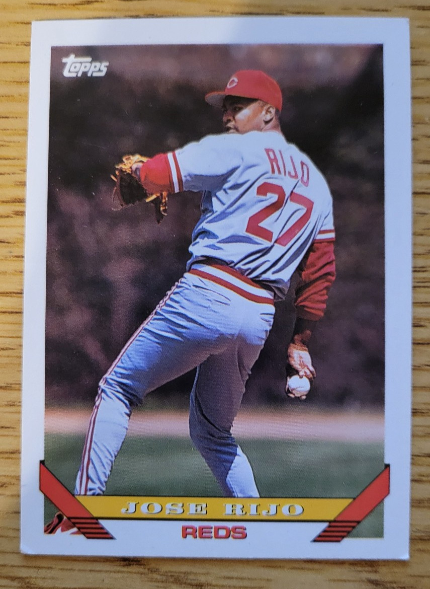 Jose Rijo Baseball Card #165