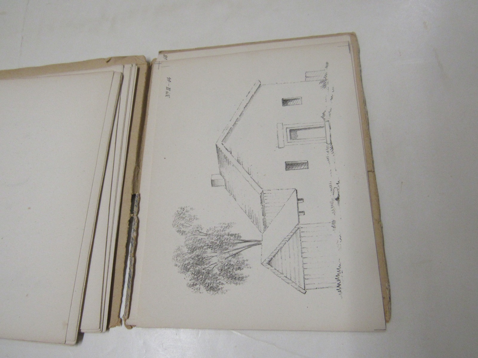 1866 Coe’s Drawing Cards, Cottages Introduction to Landscape