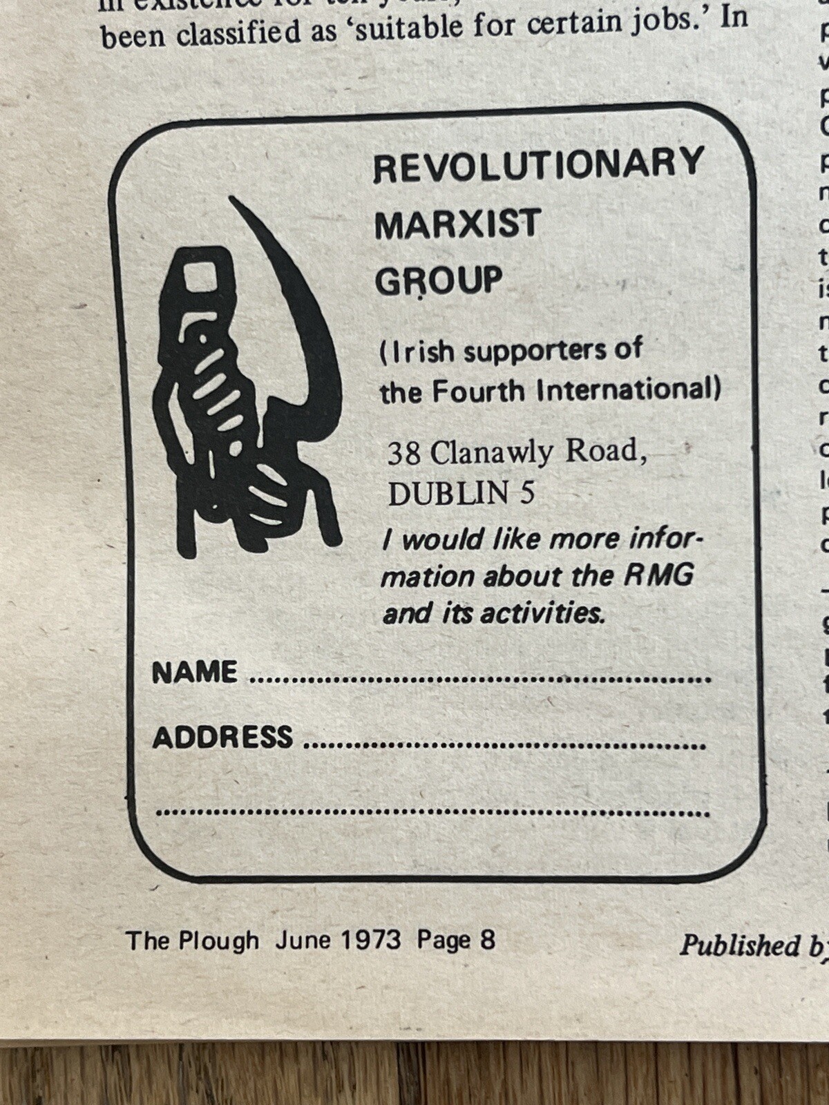 Left Wing Socialist Marxist Journal United Kingdom Papers-Wear and Imperfection